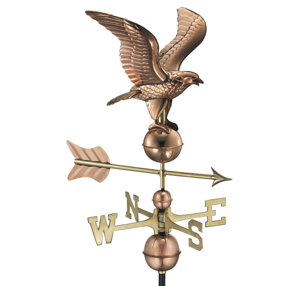 Copper Roof-Mount Eagle Weathervane | - Good Directions 1776P