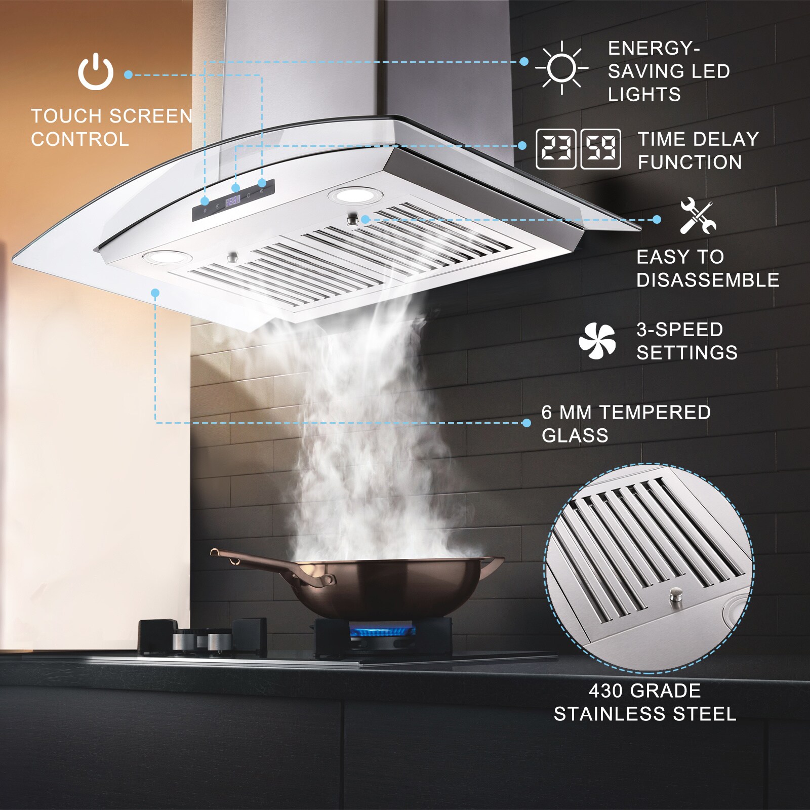 Jeremy Cass LSFSJTDOE18 Wall-Mounted-Range-Hoods - View #12