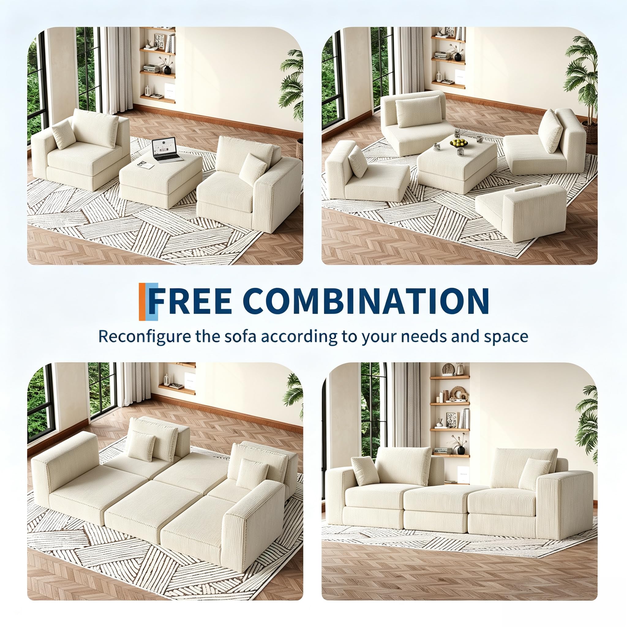 GarveeLife C3HZDUEOJUCP1DVI Sofas-Loveseats - View #2