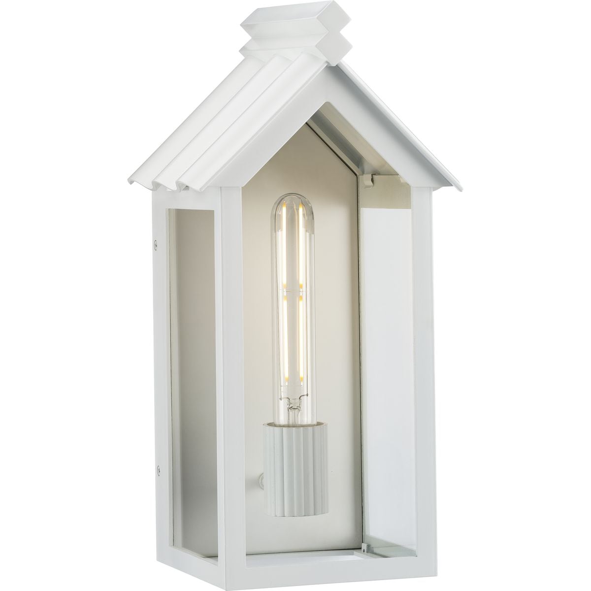 Progress Lighting P560304-192 Point Dume-Dunemere 1-Light 16-in H Shelter White Outdoor Wall Light