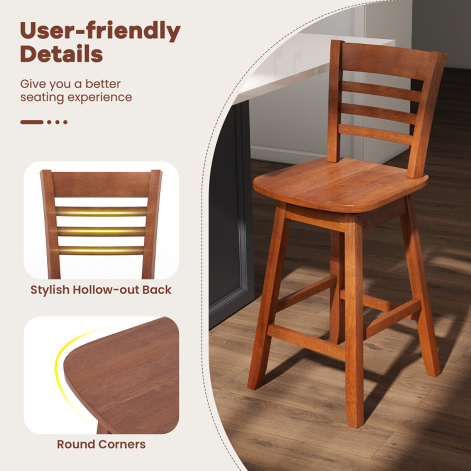 Mondawe MD-JV12100BN-24 stools - View #7