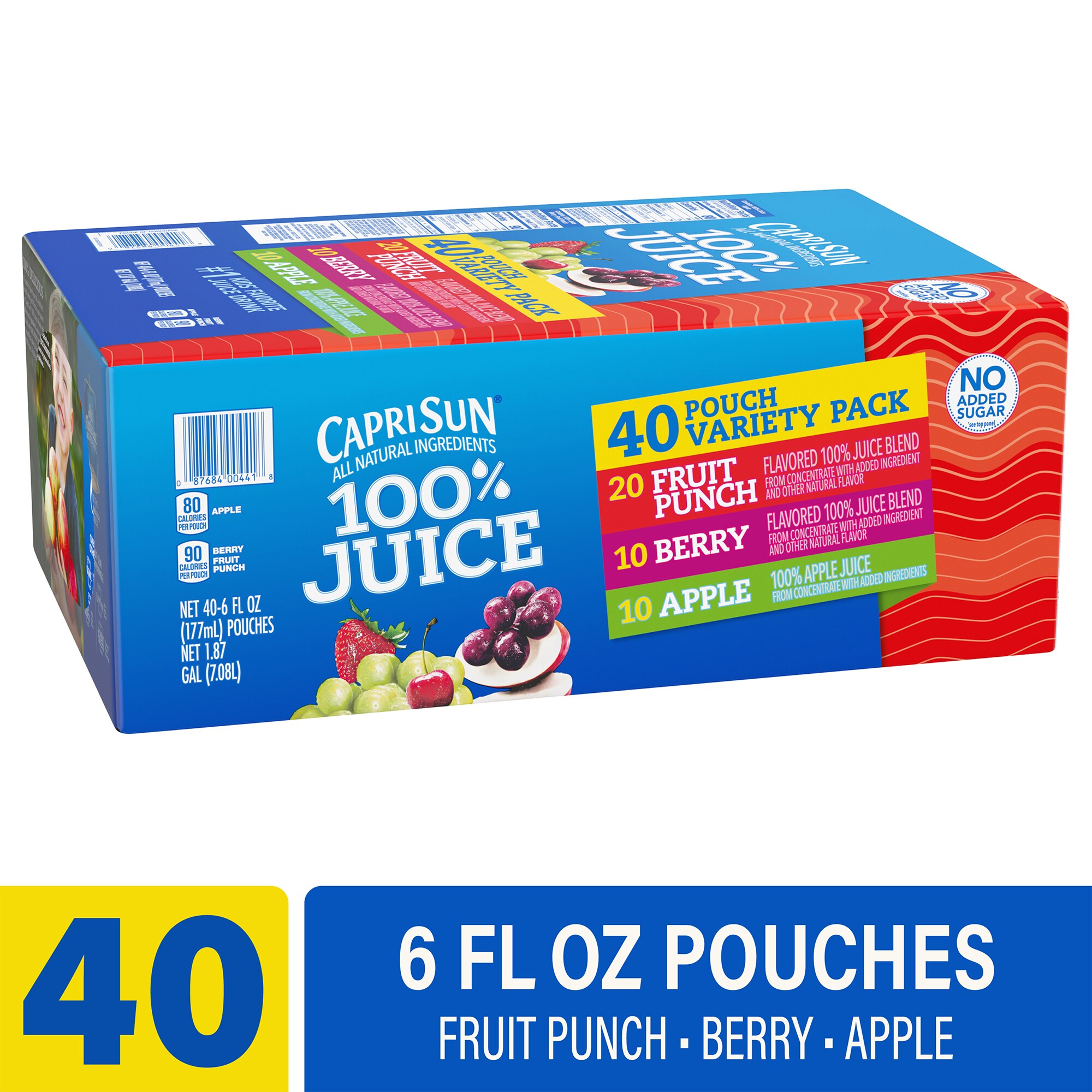 Capri Sun 40-Pack Decaffeinated Juice Variety Single-Serve Tea in the  Single-Serve Coffee & Beverages department at