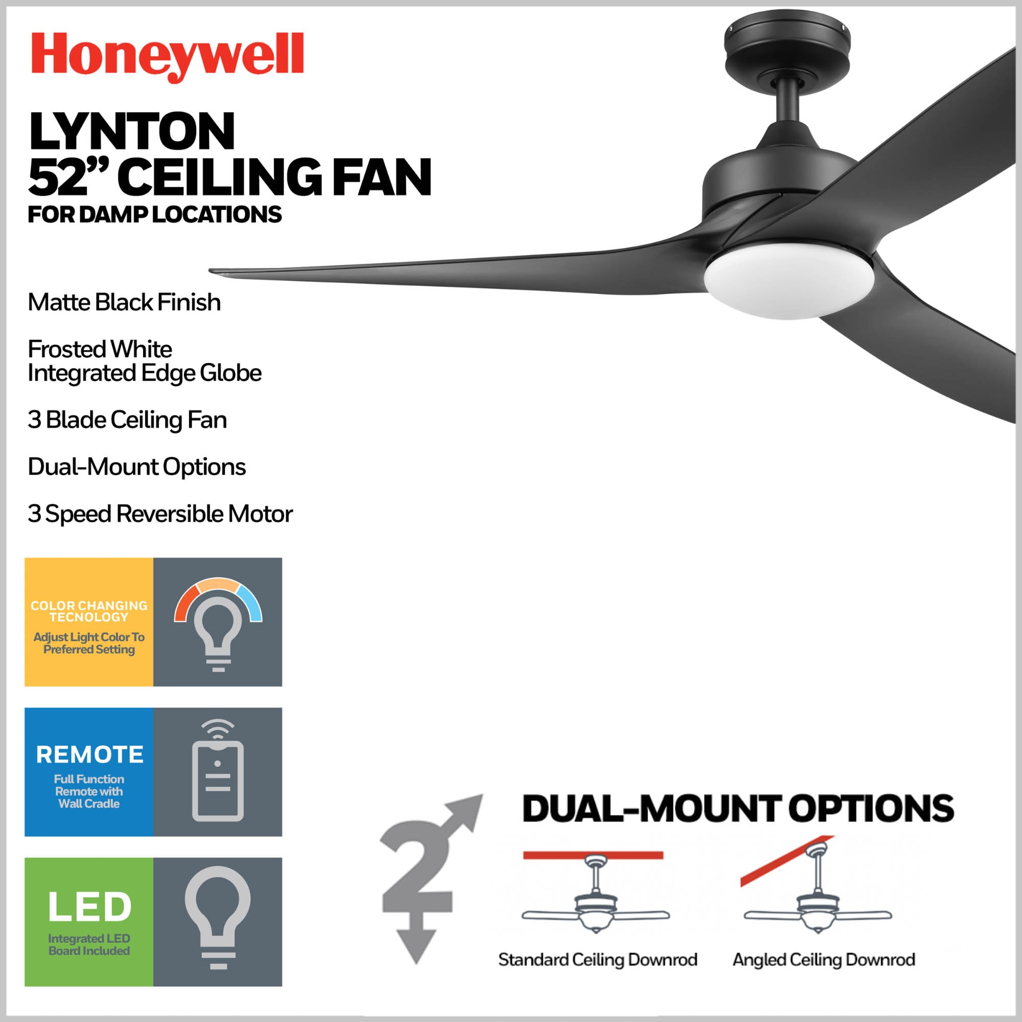 Honeywell 51854-26 Ceiling-Fans - View #3
