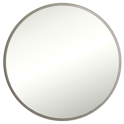 Round Silver Framed Wall Mirror, Round Wall Mirror Silver Frame