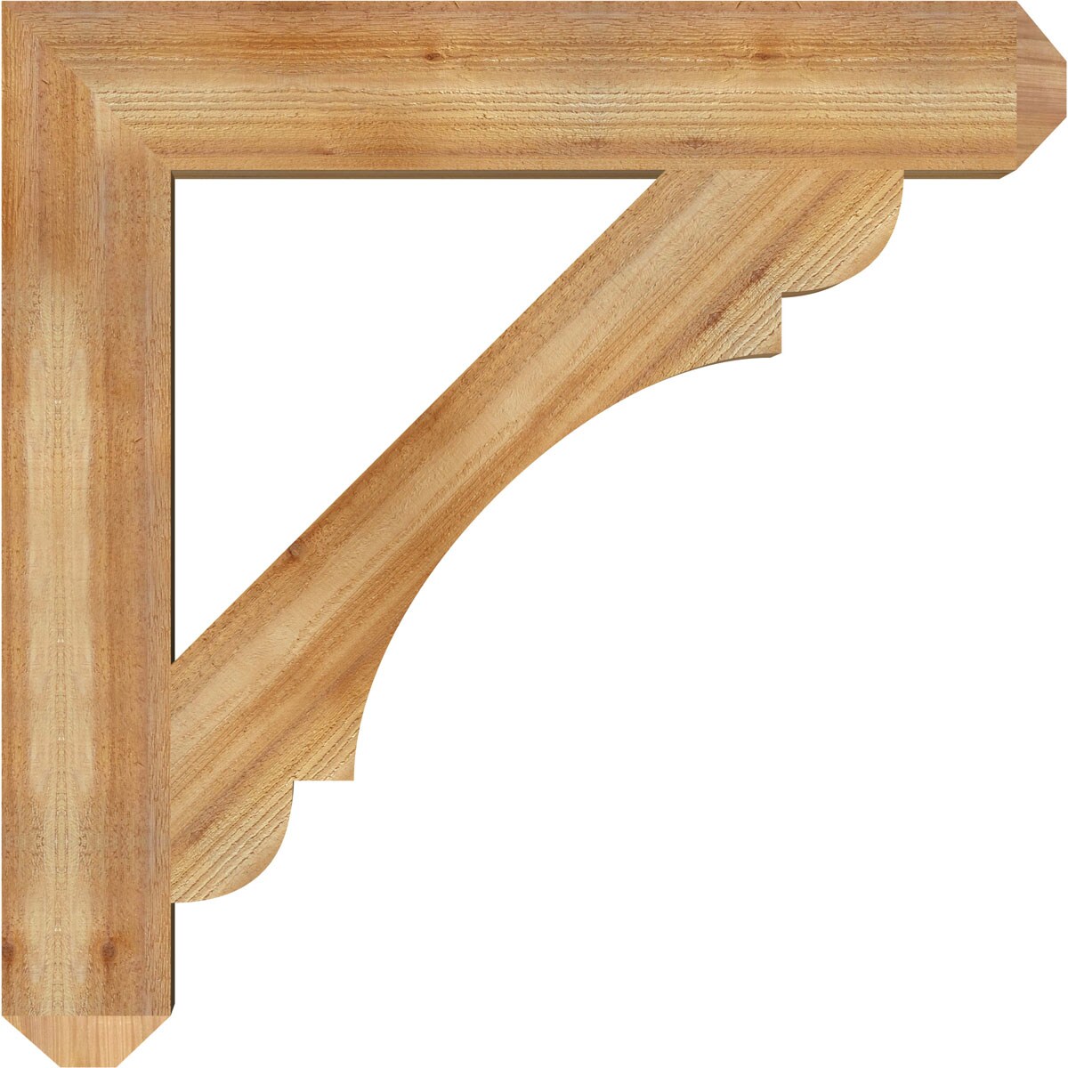 Ekena Millwork BKT06X38X38OLY04RWR Exterior-Brackets-Braces - View #3