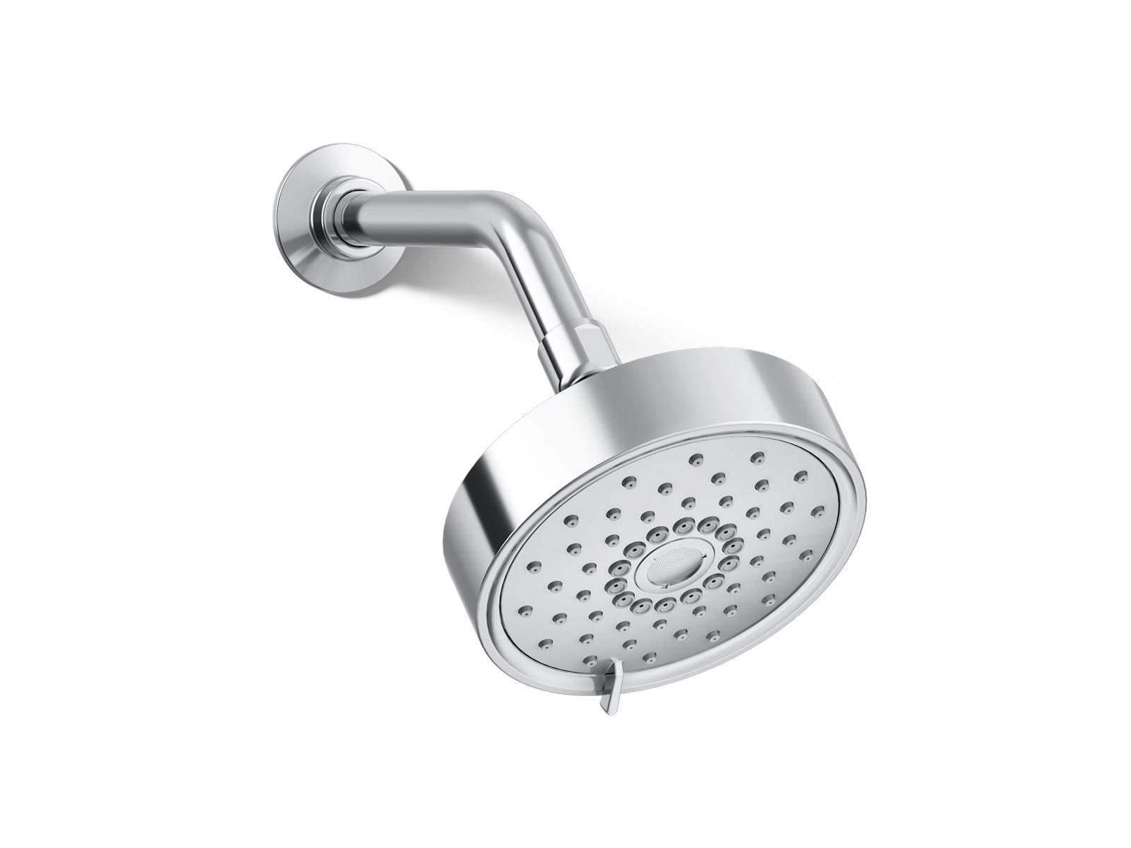 KOHLER K-22170-G-CP Purist 3.0 -Spray Polished Chrome 5.5-in Round Fixed Shower Head 1.75 GPM