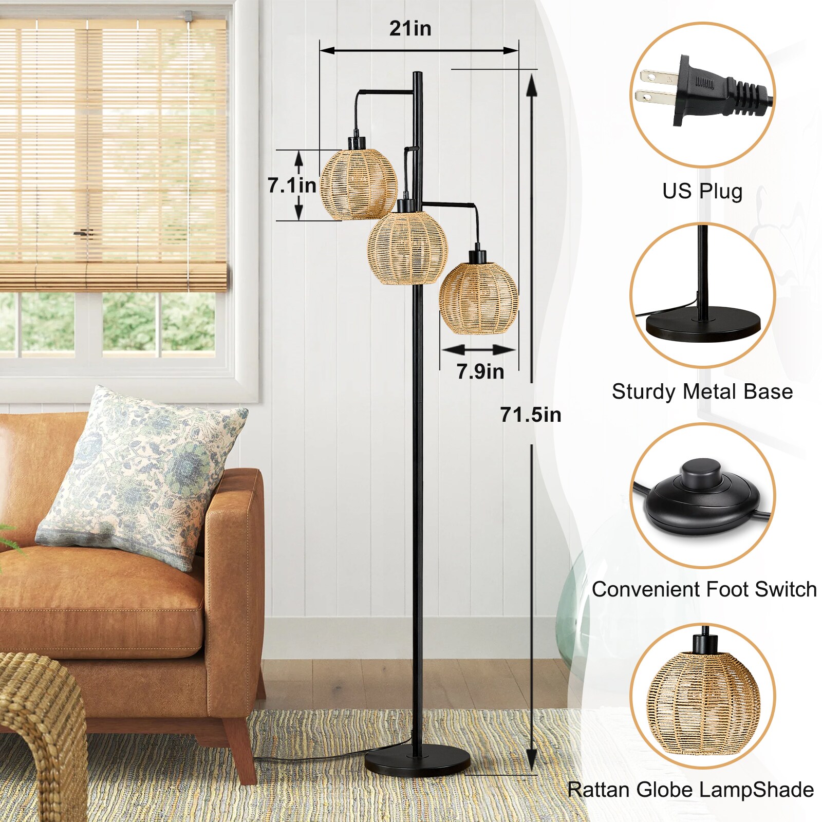 Maxax F249-BK floorlamps - View #6