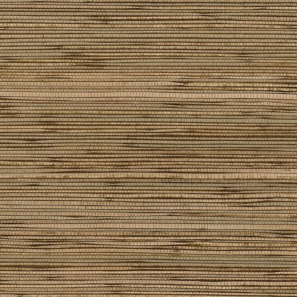Patton 488401 Decorator Grasscloth 2 72-Sq. Feet Medium taupe reeds on dark ground/tightly woven texture Vinyl Paintable Textured Grasscloth Unpasted Wallpaper