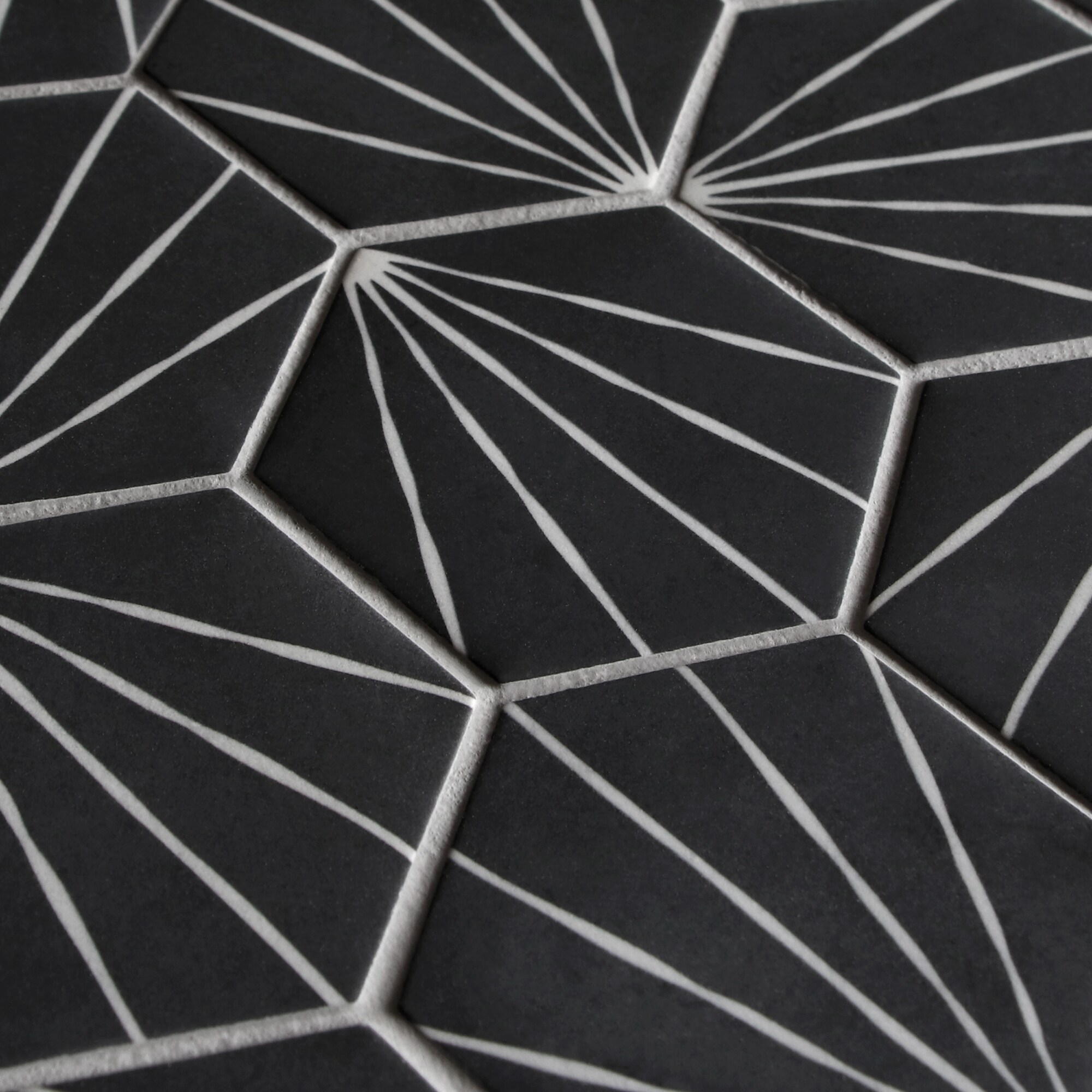 SUNWINGS HEXART-BLK-10 Ceramic-Tile - View #8