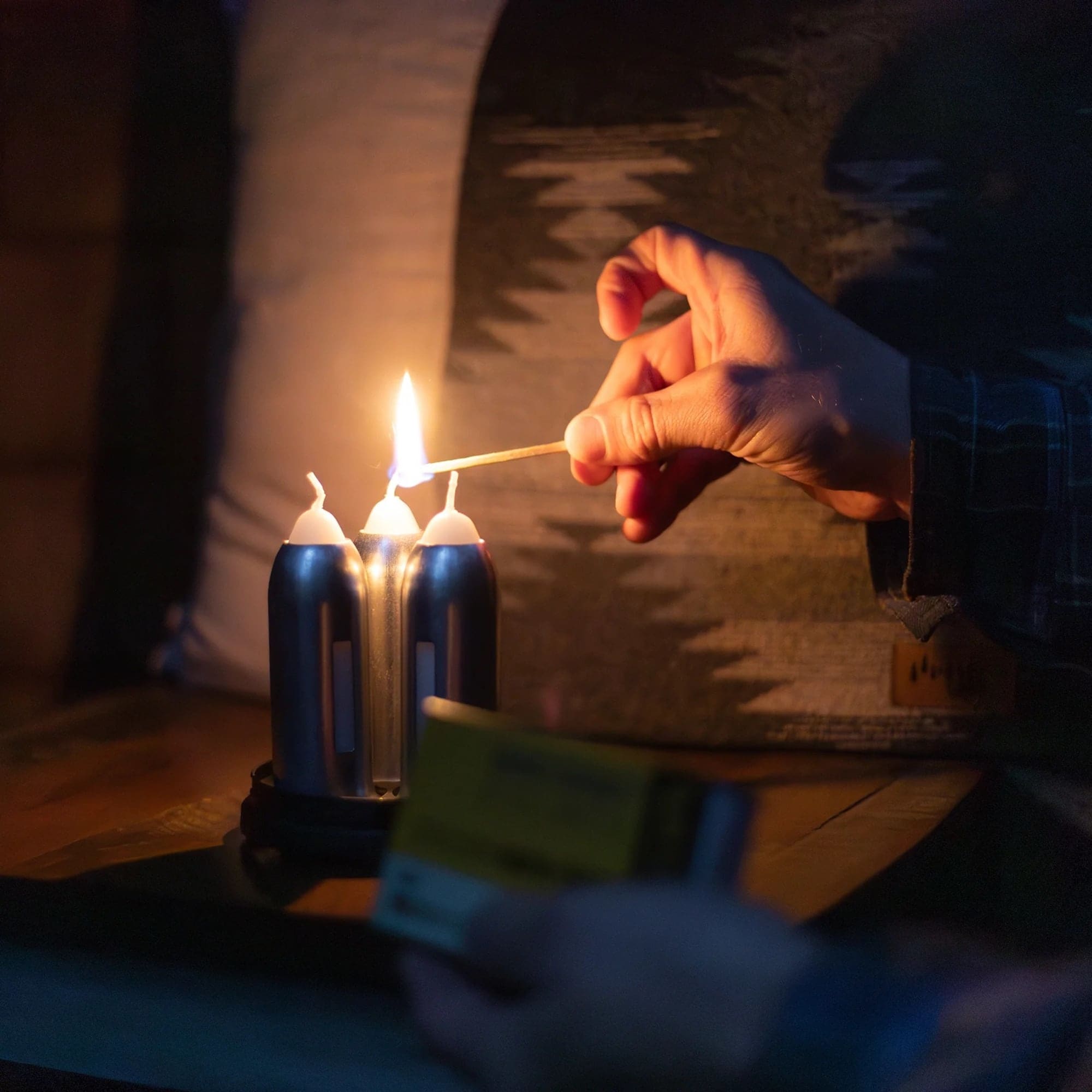 Lehman's UCO Candlelier Deluxe Candle Lantern in the Camping