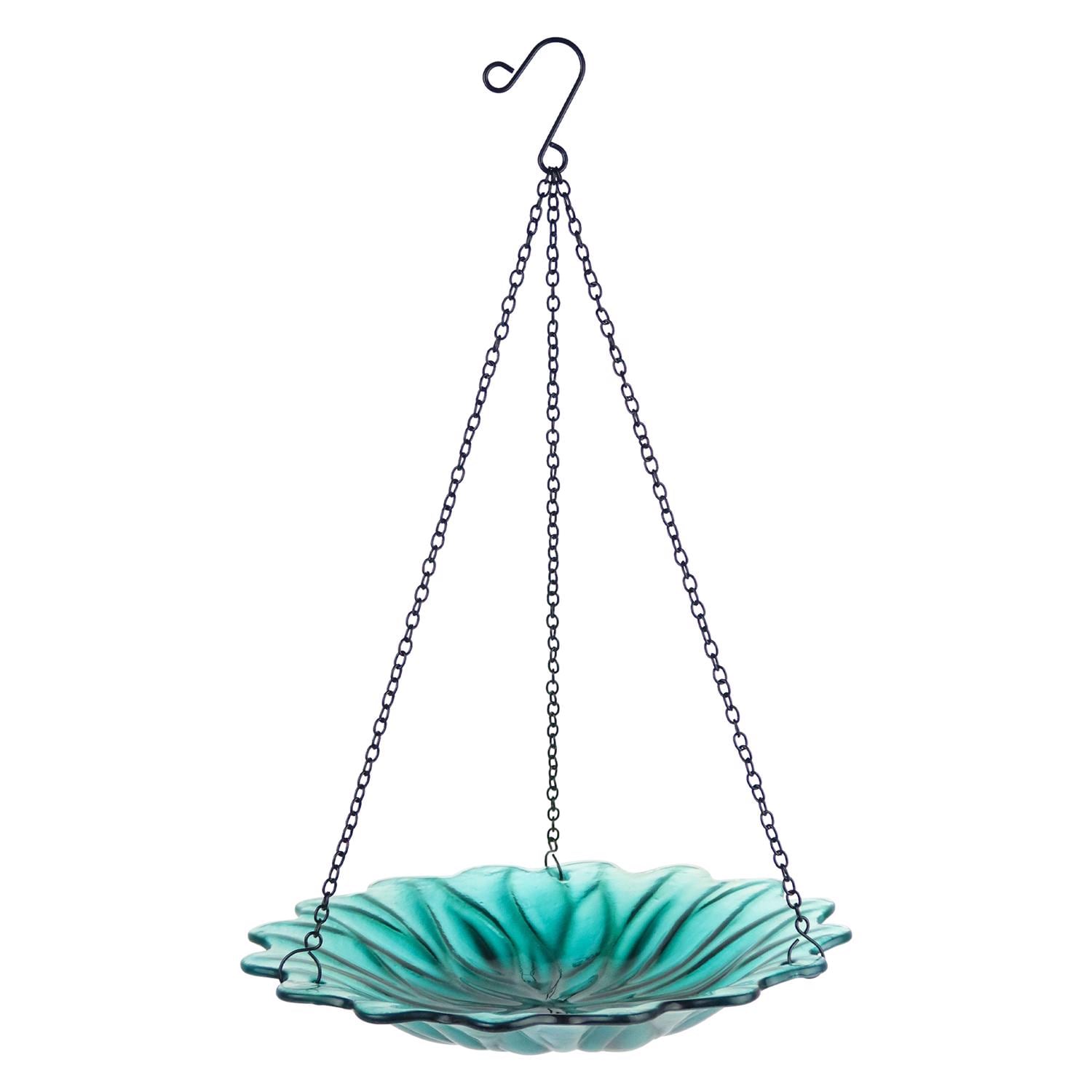 Nature's Way -  Ecocycle 0.63 qt Glass/Metal Hanging Bird Feeder