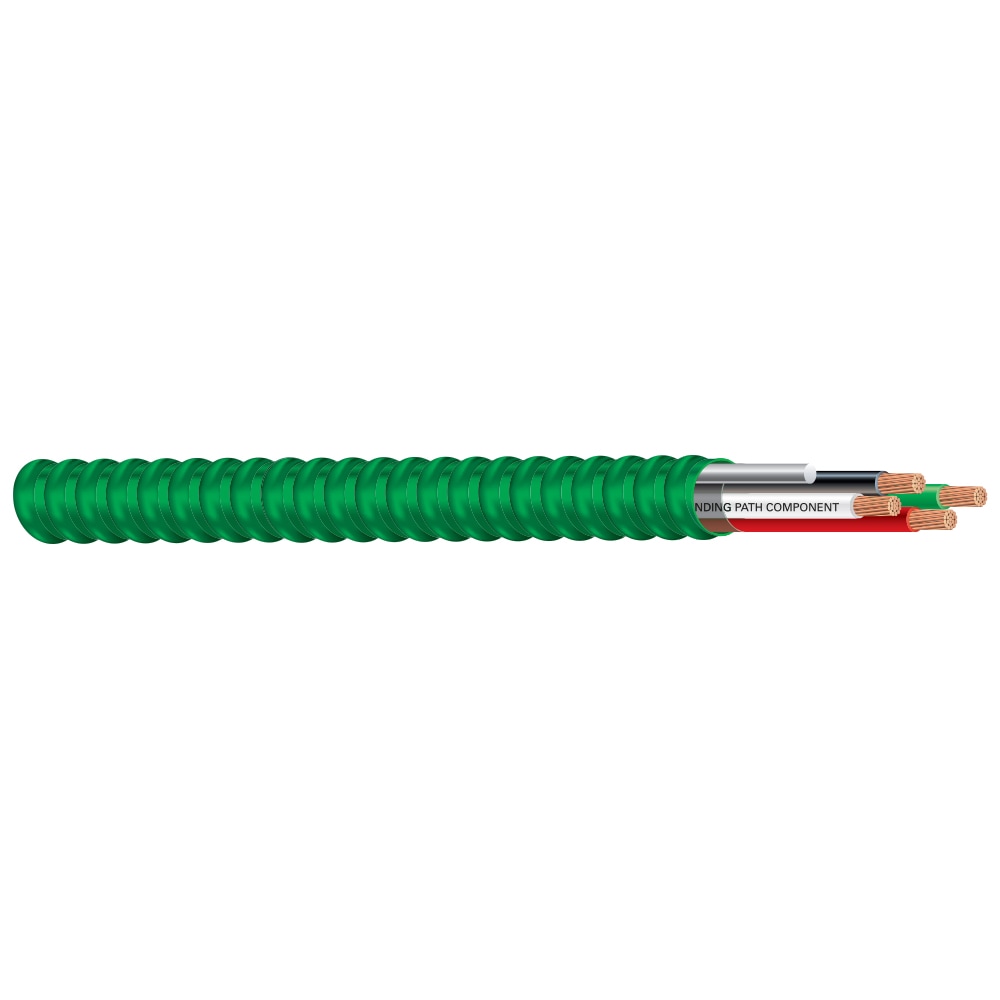 Southwire 55636301 HCF Mcap 250-Feet 12 / 3 Stranded Aluminum MC (Metal Clad) Cable