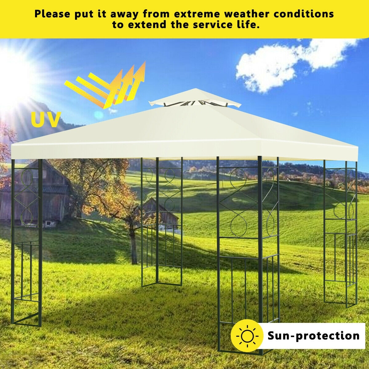 Forclover CTR-119311 Wood-Resin-Gazebos - View #6