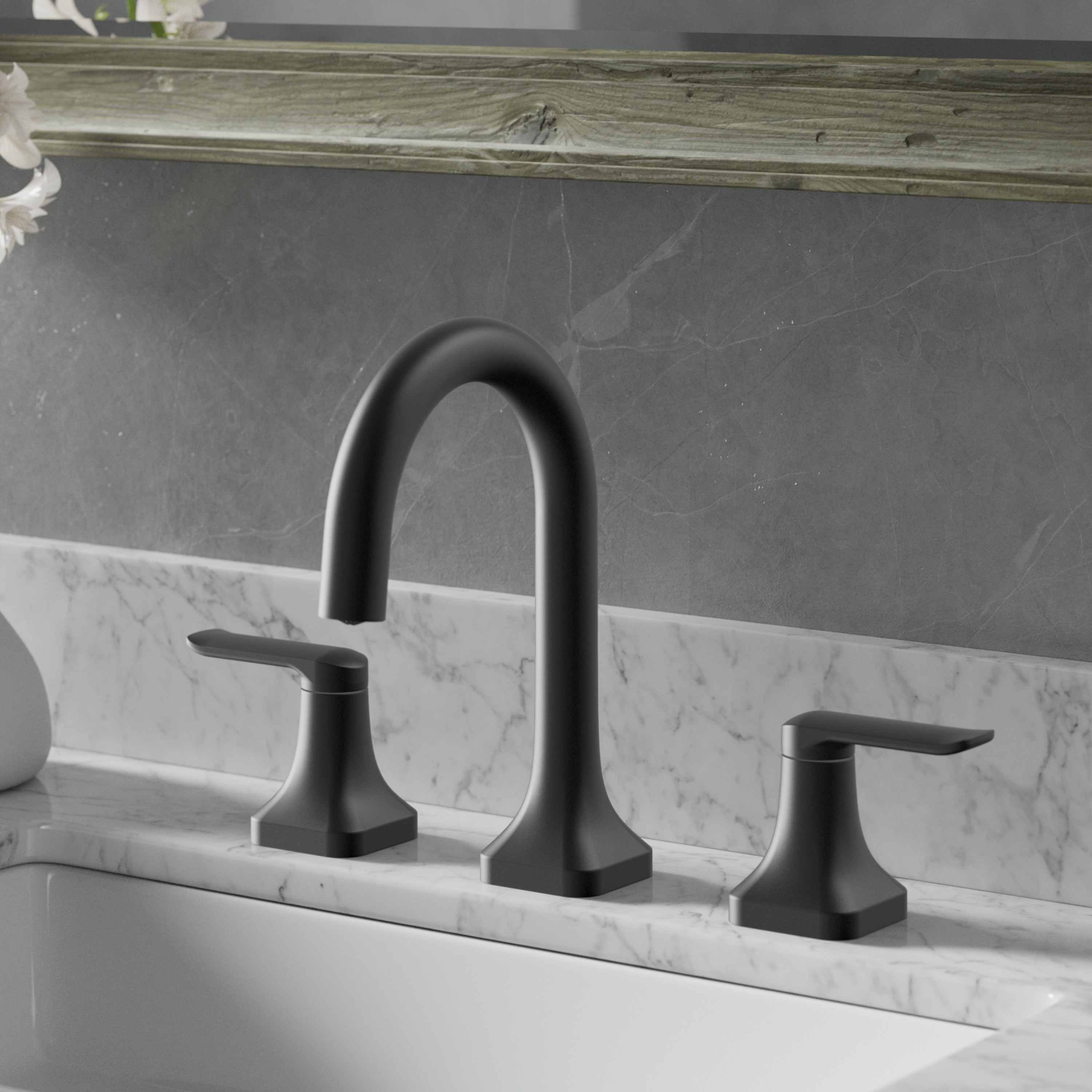 Retailer Allen + Roth Widespread Bath Faucet