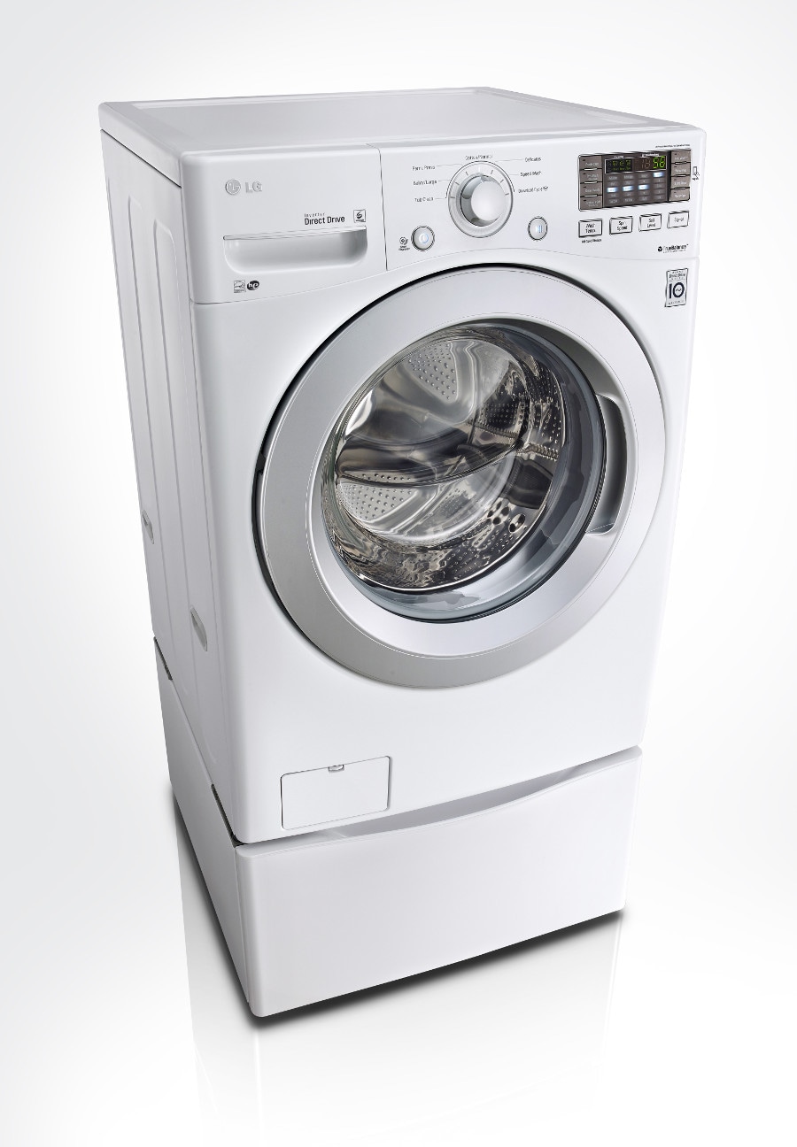 WM3370HWA  LG 27 4.3 cu. ft. Front Load Washer, Steam - White