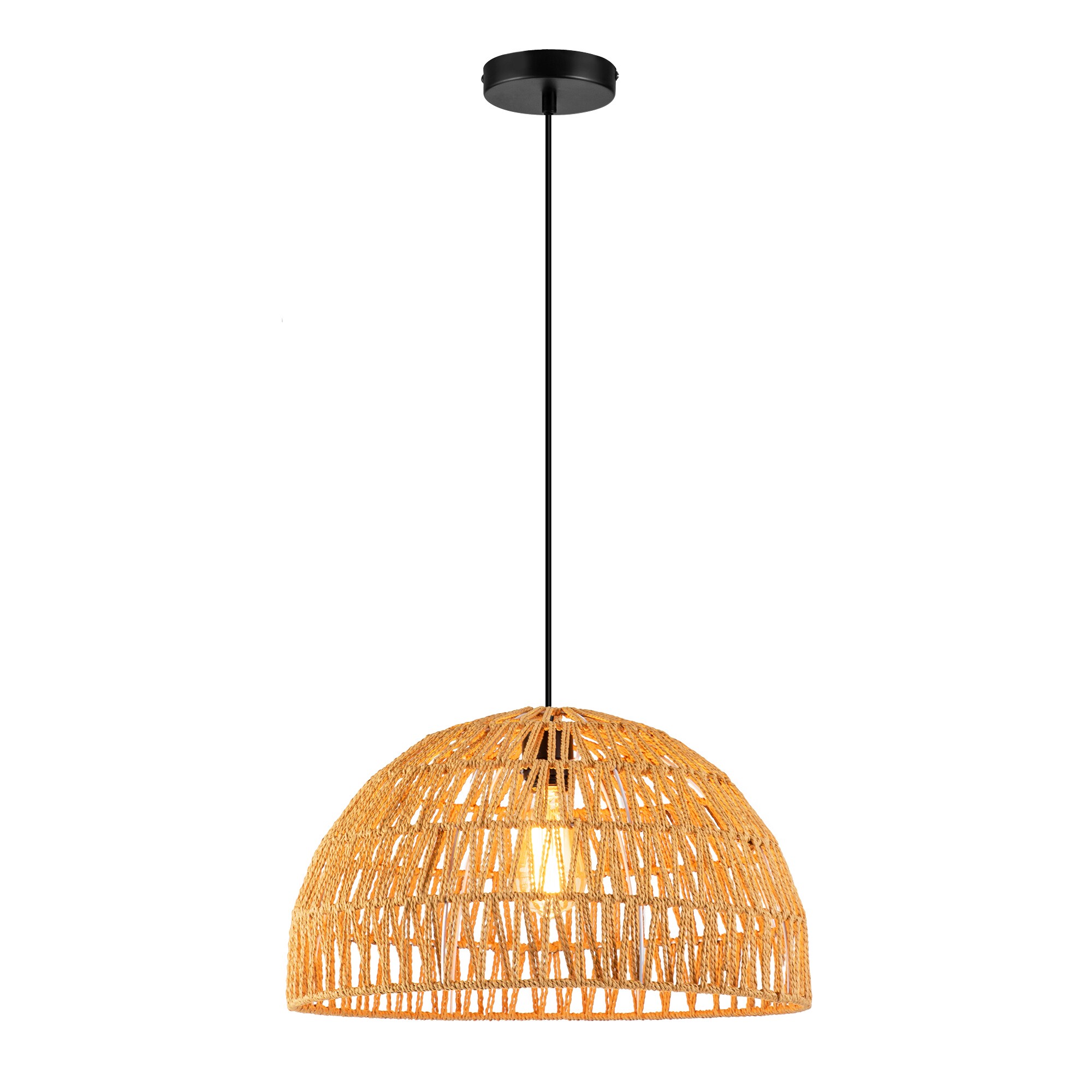 Rennnsan 1 - Light Bohemian Woven Rattan Pendant in the Pendant ...