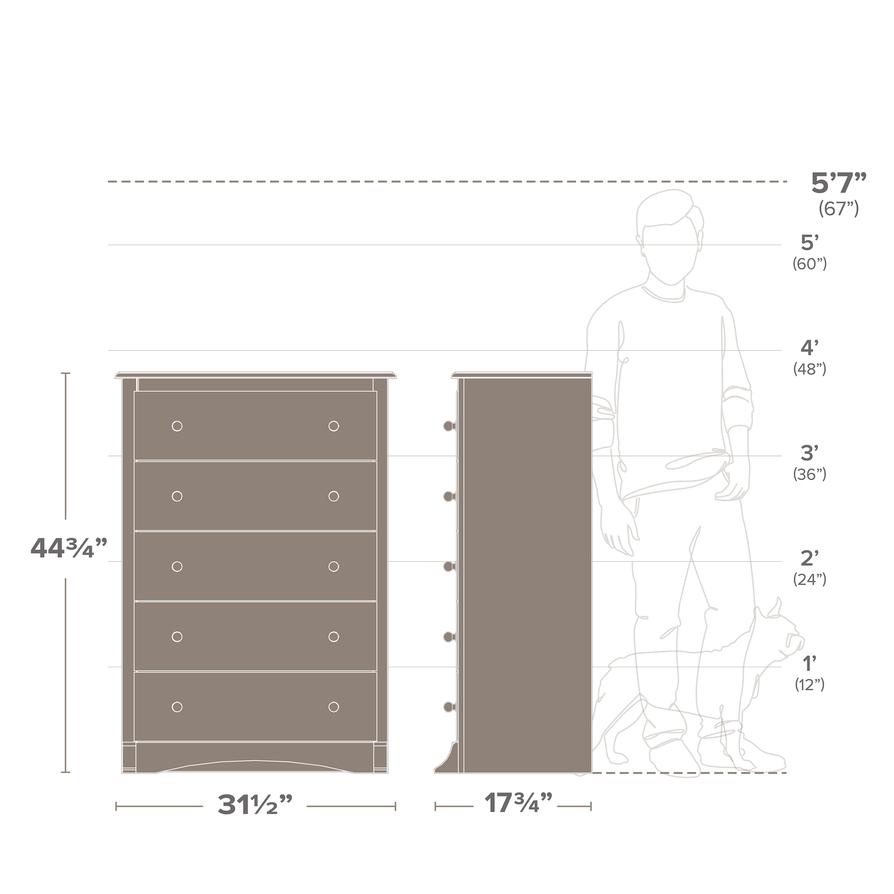 Prepac EDC-3345-K dressers - View #4