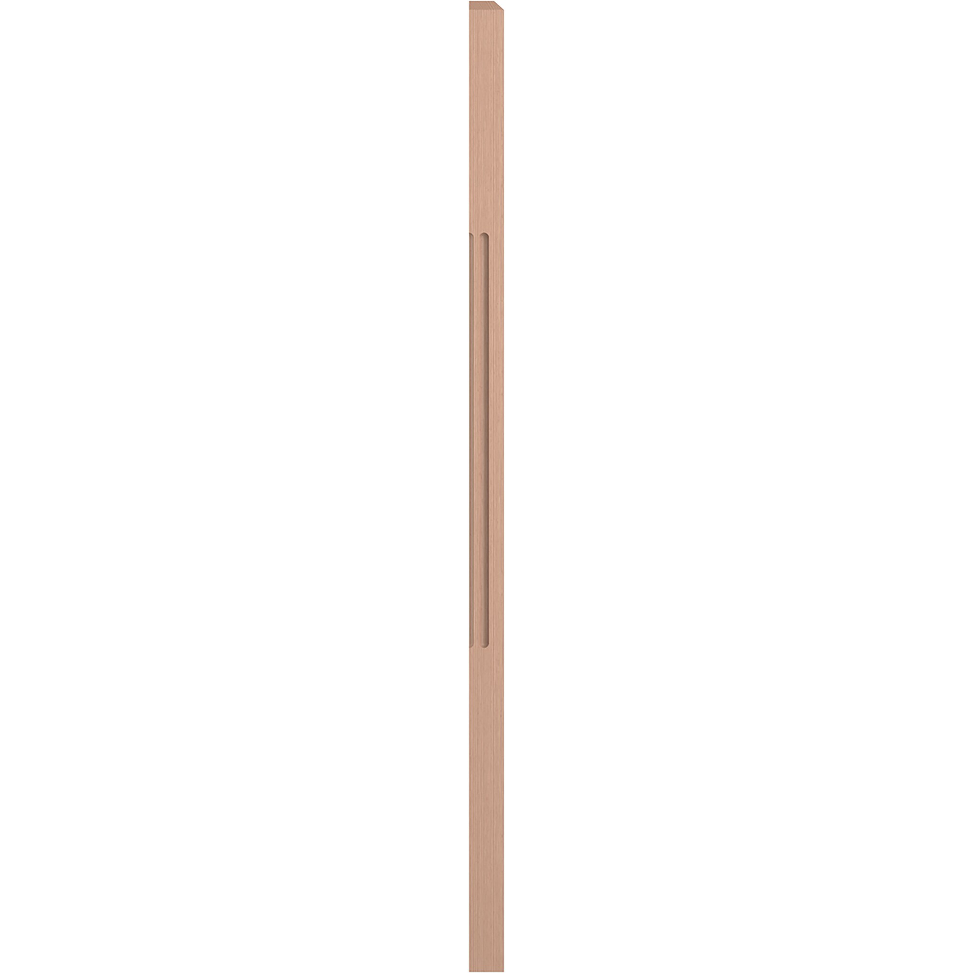 L.J. Smith Stair Systems LJF-4110 1-2-HM 3-in x 48-in Unfinished Hard maple Stair Newel Post