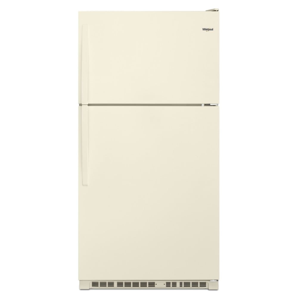 Whirlpool 20.5-cu ft Top-Freezer Refrigerator (Biscuit) WRT311FZDT at ...