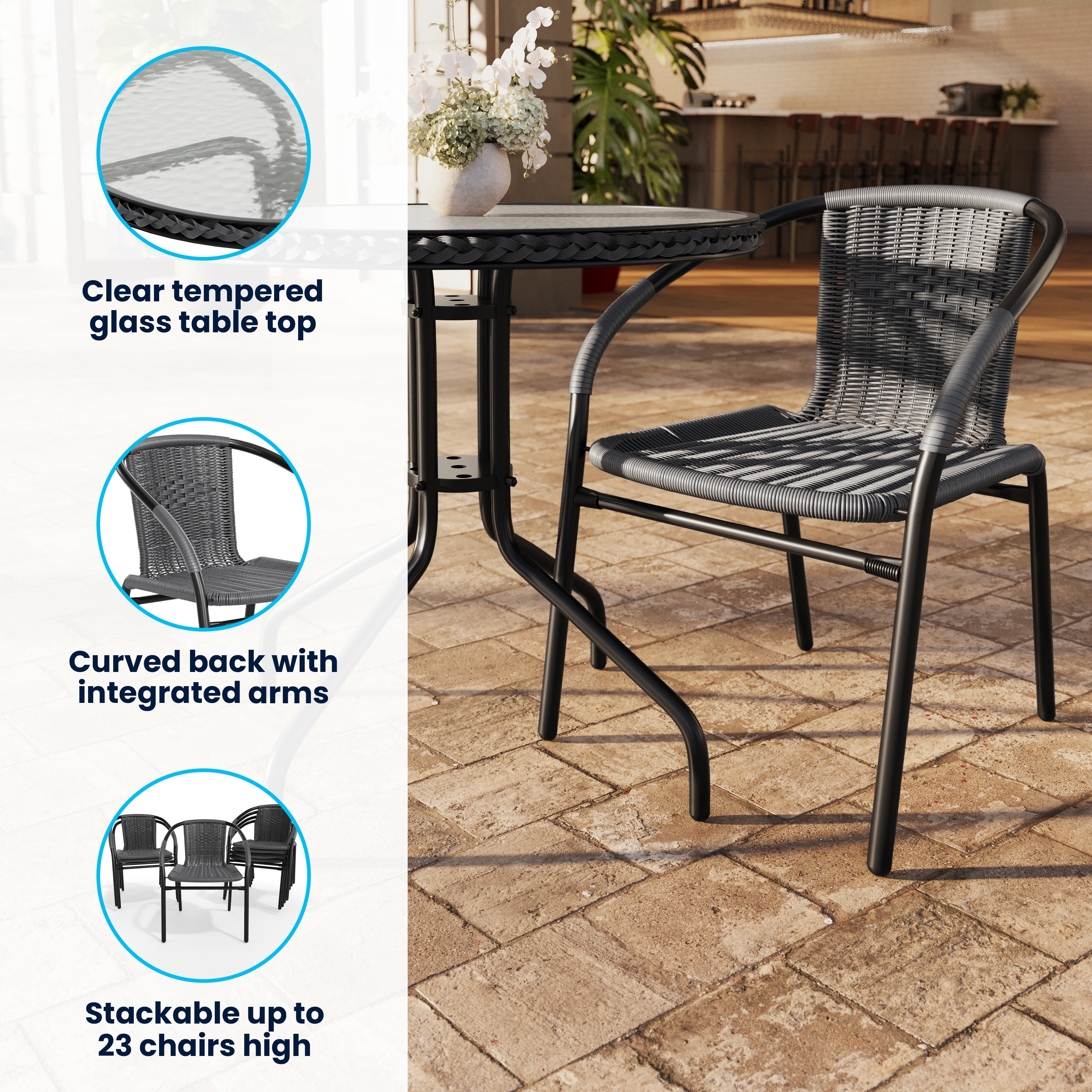 Flash Furniture 889142061632 Patio-Dining-Sets - View #3