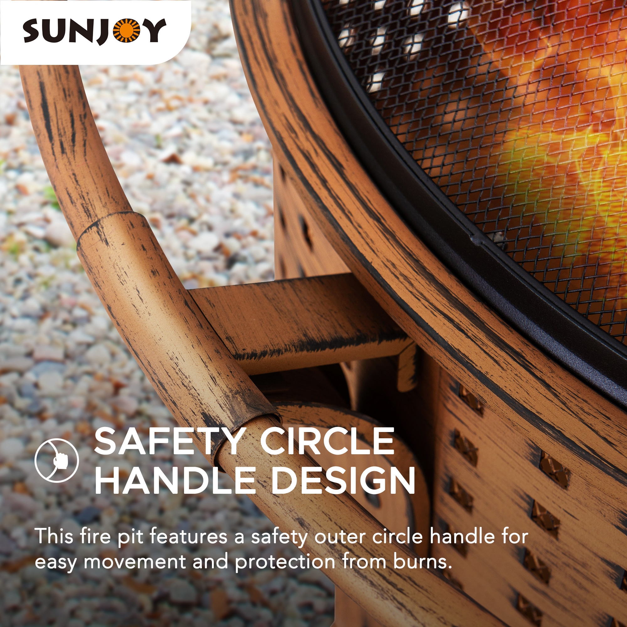 Sunjoy A301026800 Outdoor-Woodburning-Firepits - View #5