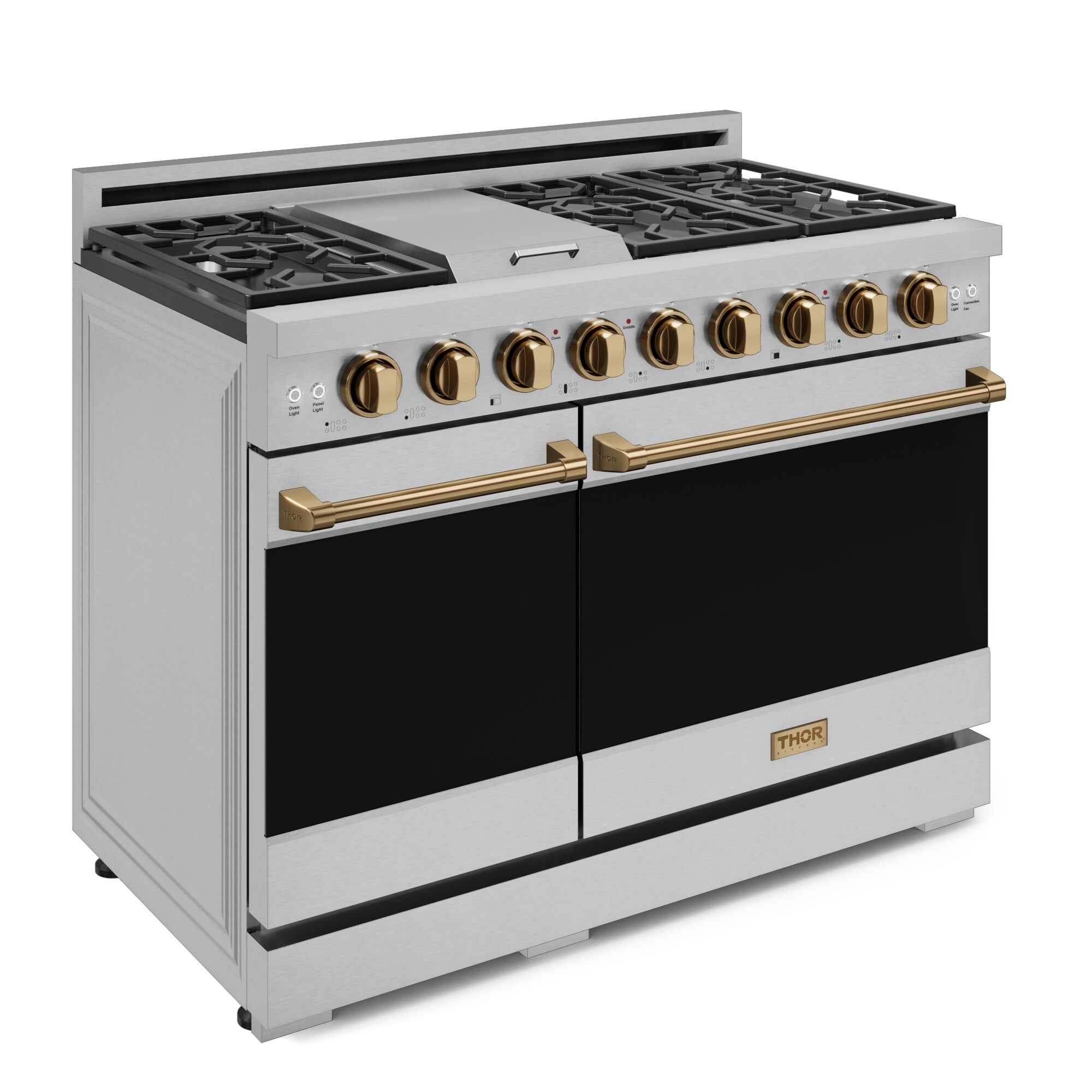 Thor Kitchen RSG48E-BRZ Double-Oven-Gas-Ranges - View #6