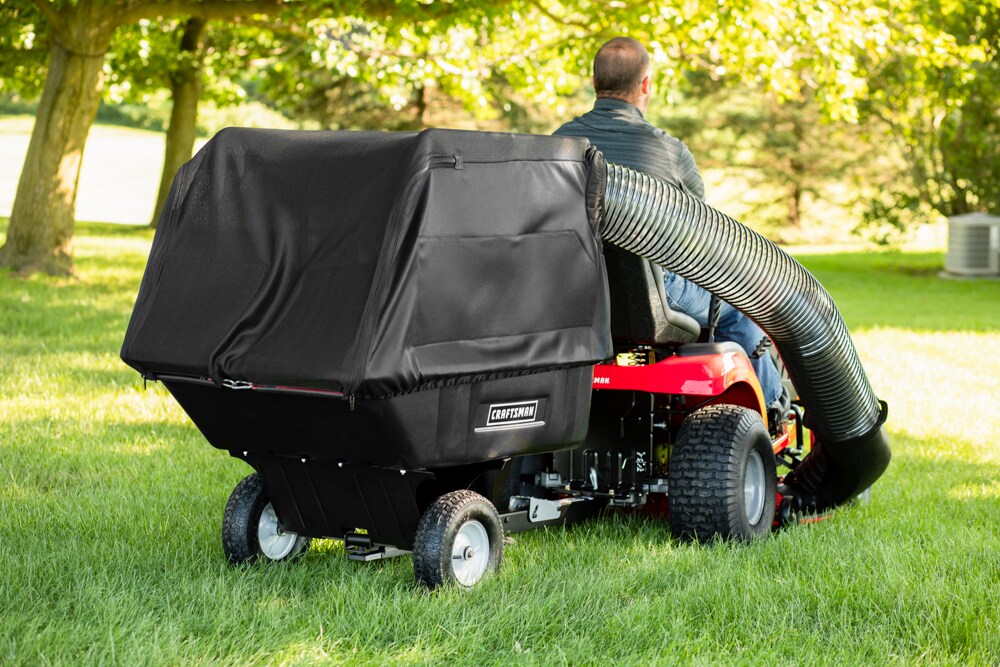 Leaf catcher for discount craftsman riding mower