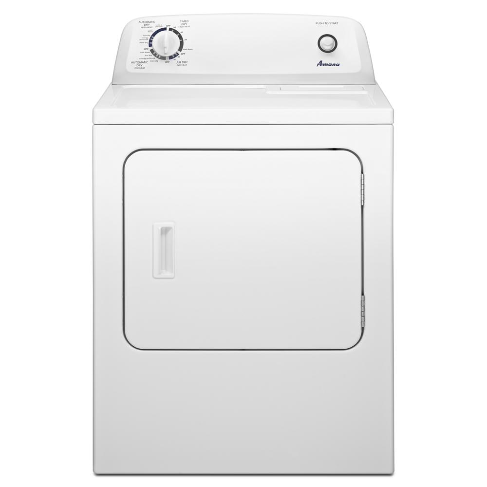 Amana 6.5 CU. Ft. Electric Dryer with Automatic Dryness Control in White