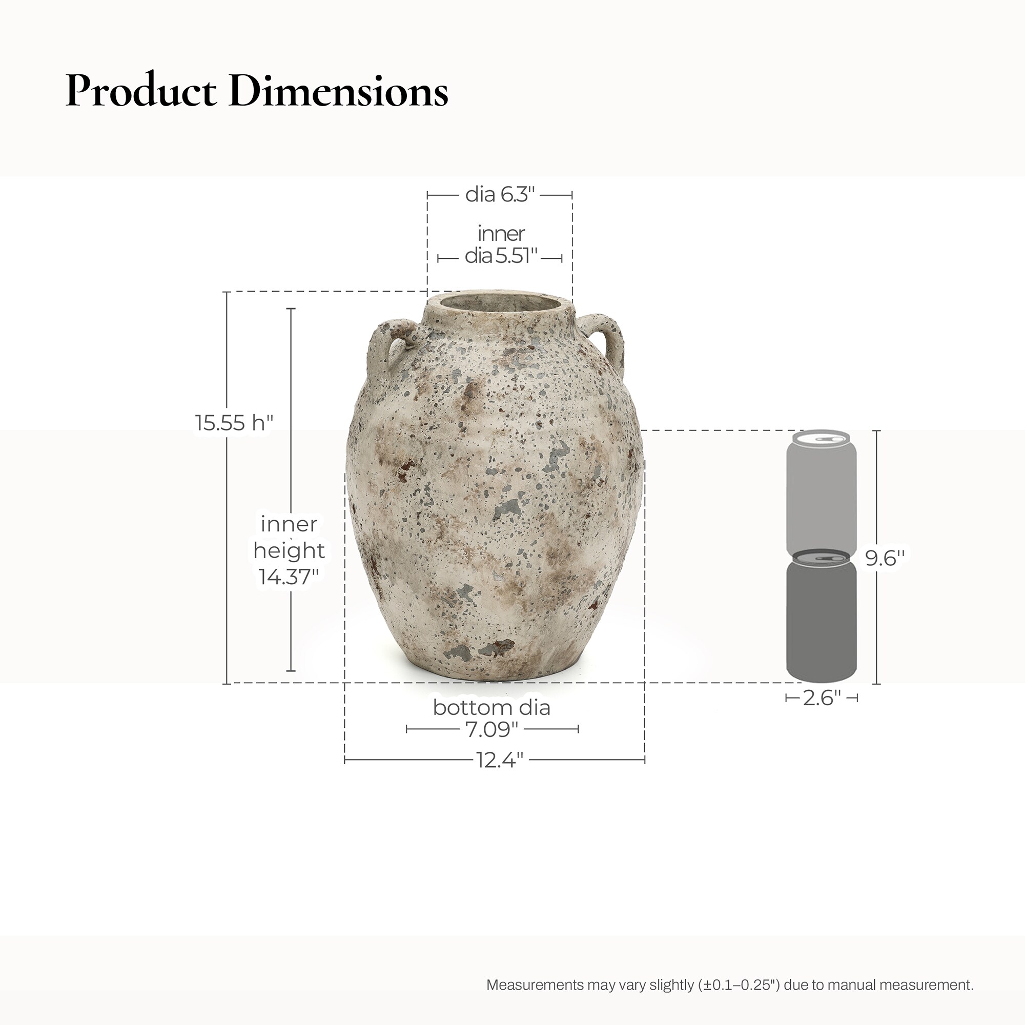 LuxenHome WHD2569-L Decorative-Accessories - View #3