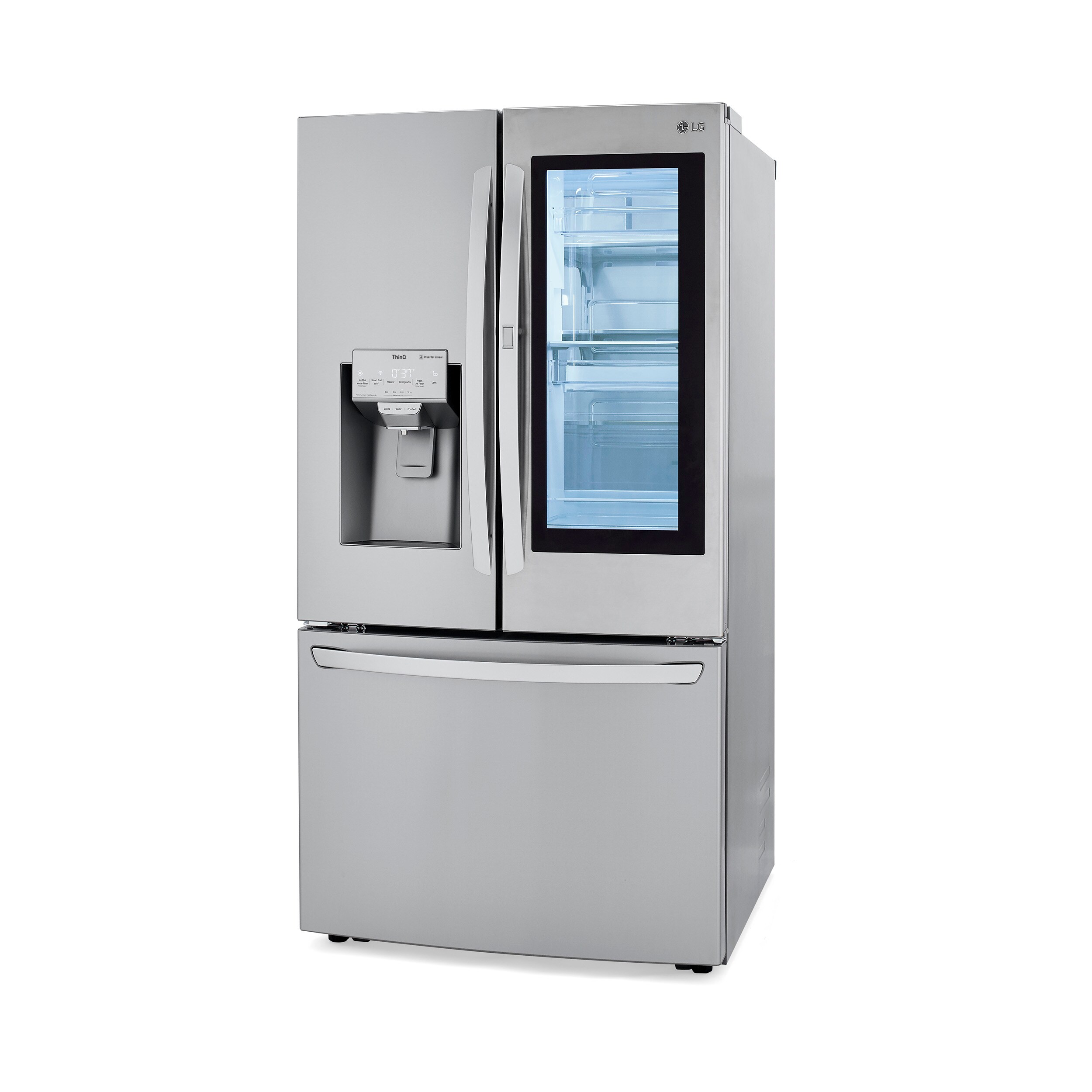 lowes instaview refrigerator