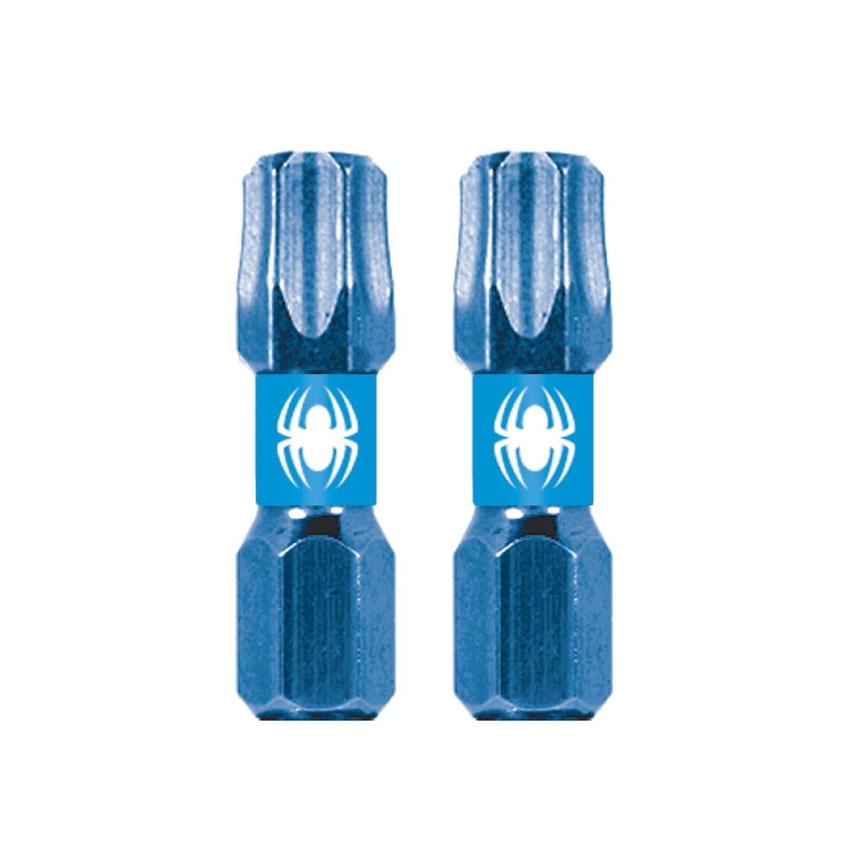 Spyder 19044 Mach-Blue T40 1/4-in x 1-in Torx Impact Driver Bit 2 -Piece