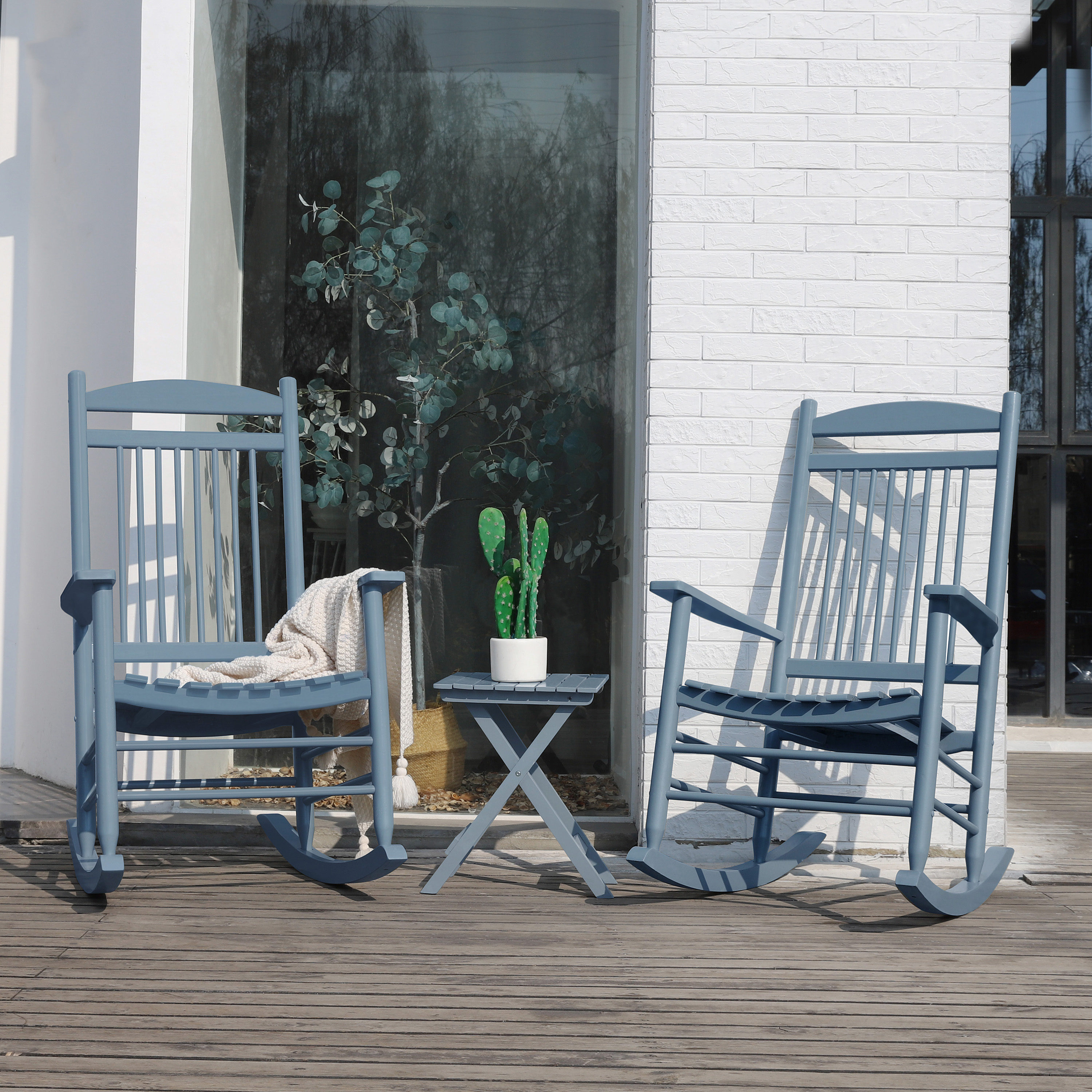 VEIKOUS PG0207-HDPE-BK-22 Patio-Conversation-Sets - View #2