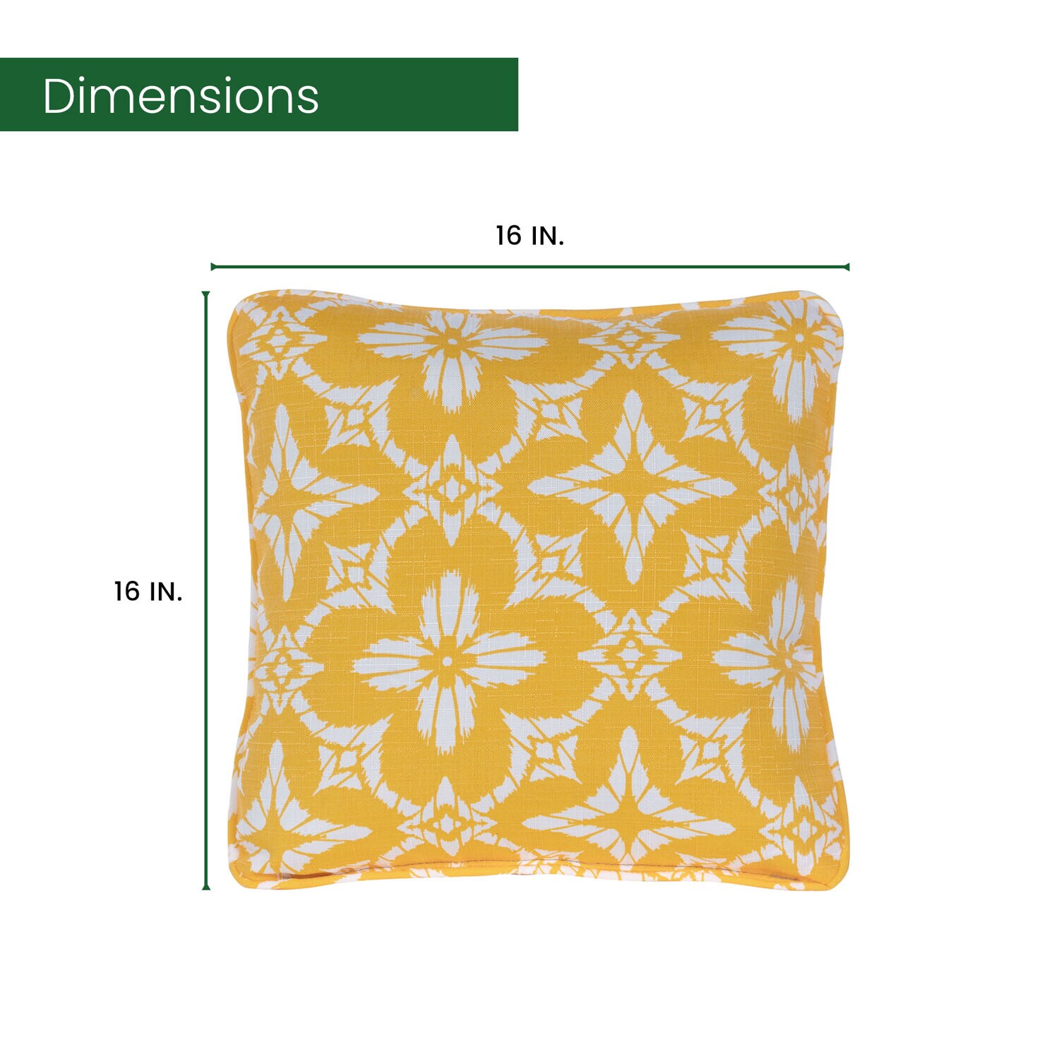 Hanover HANTPFLOR-YEL Outdoor-Accent-Pillows - View #2