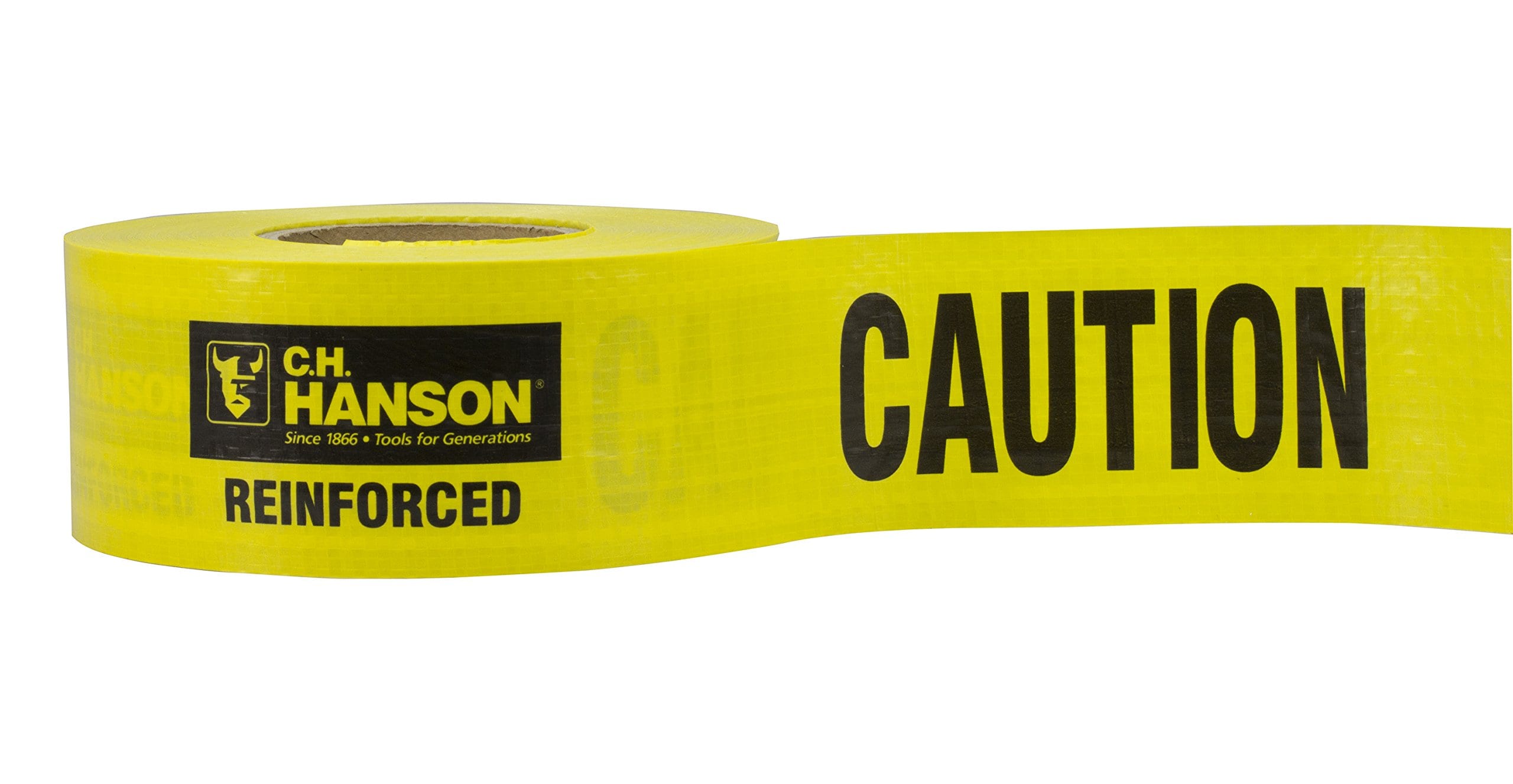 C.H. Hanson Barricade Tape-CAUTION 500'x3 x5Mil Reinforced