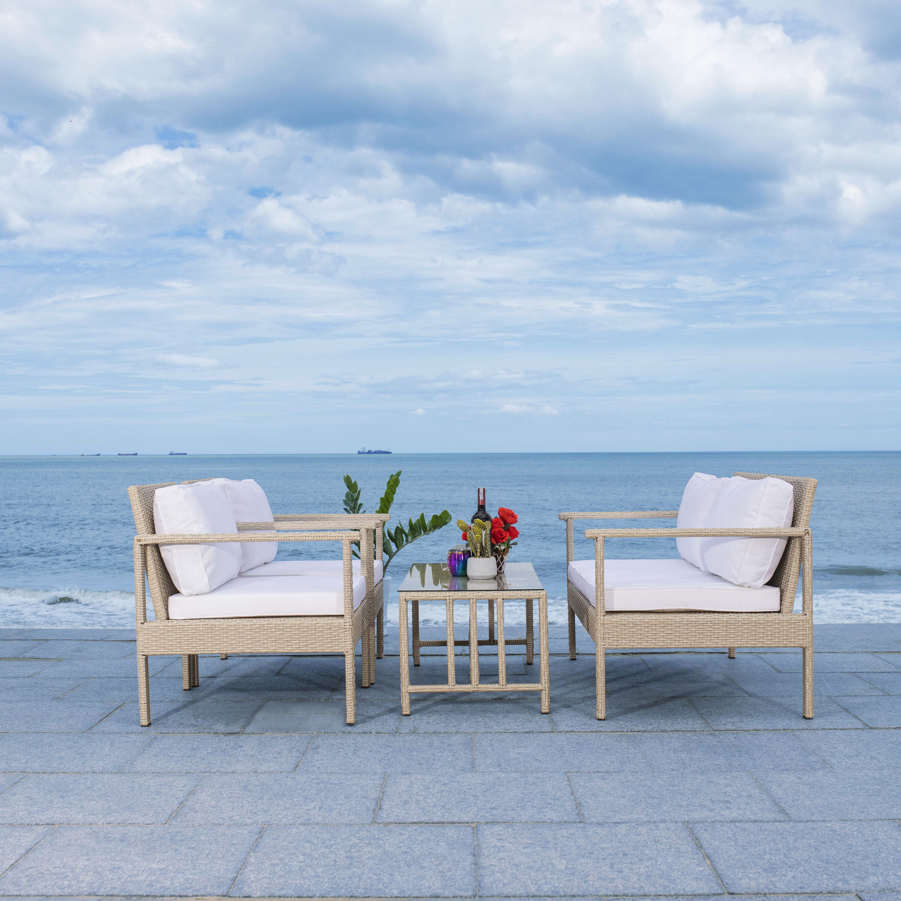 Safavieh PAT7714B Patio-Conversation-Sets - View #8