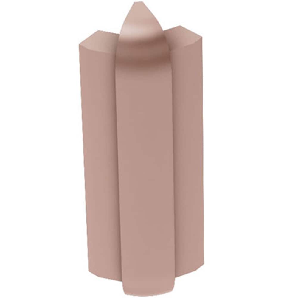 Schluter Systems E135RS80AK39 Rondec-Step 0.313-in W x 1.813-in L Satin copper anodized aluminum Aluminum Outside corner Tile Edge Trim