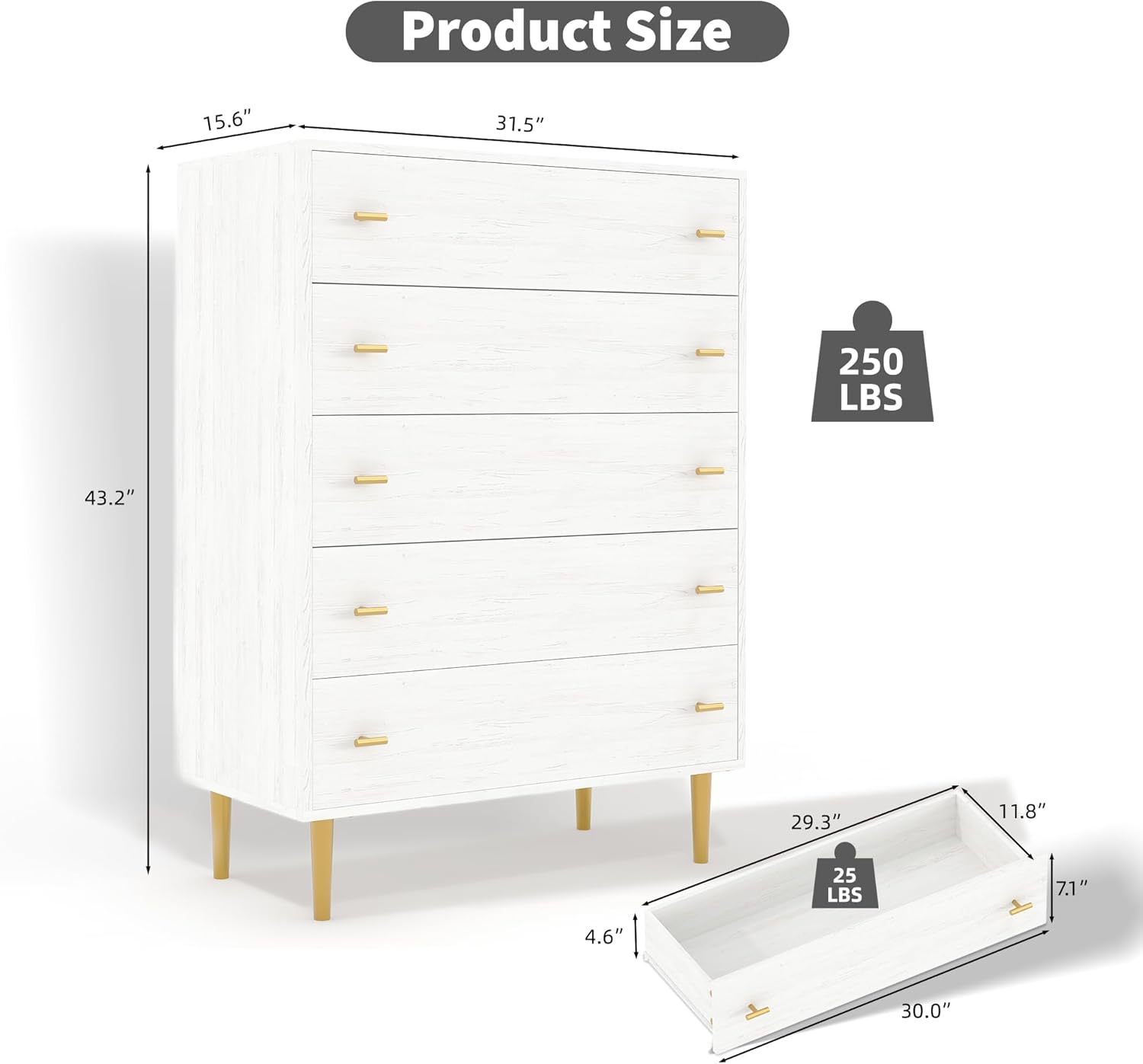 Qeetex GG-W546F004 dressers - View #2