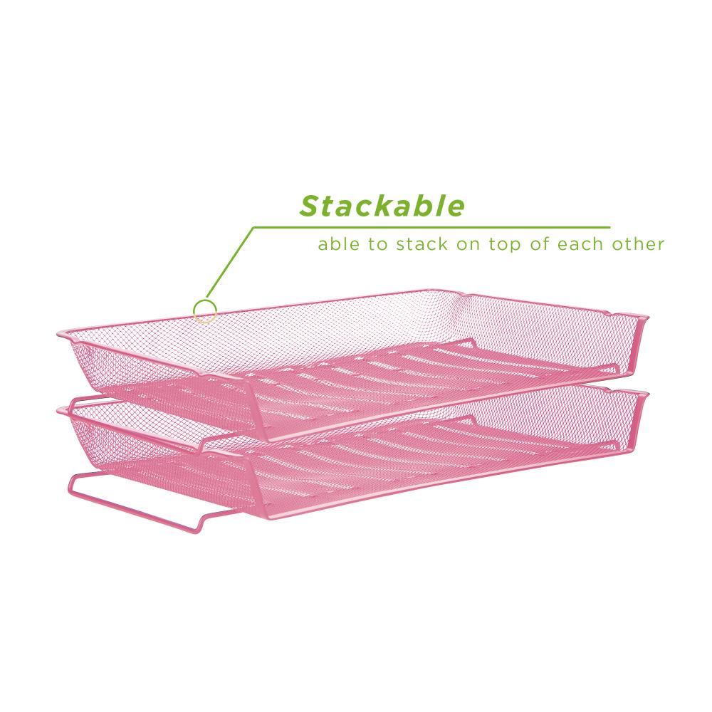 Mind Reader ASTACK2-PNK Desktop-Organizers - View #8