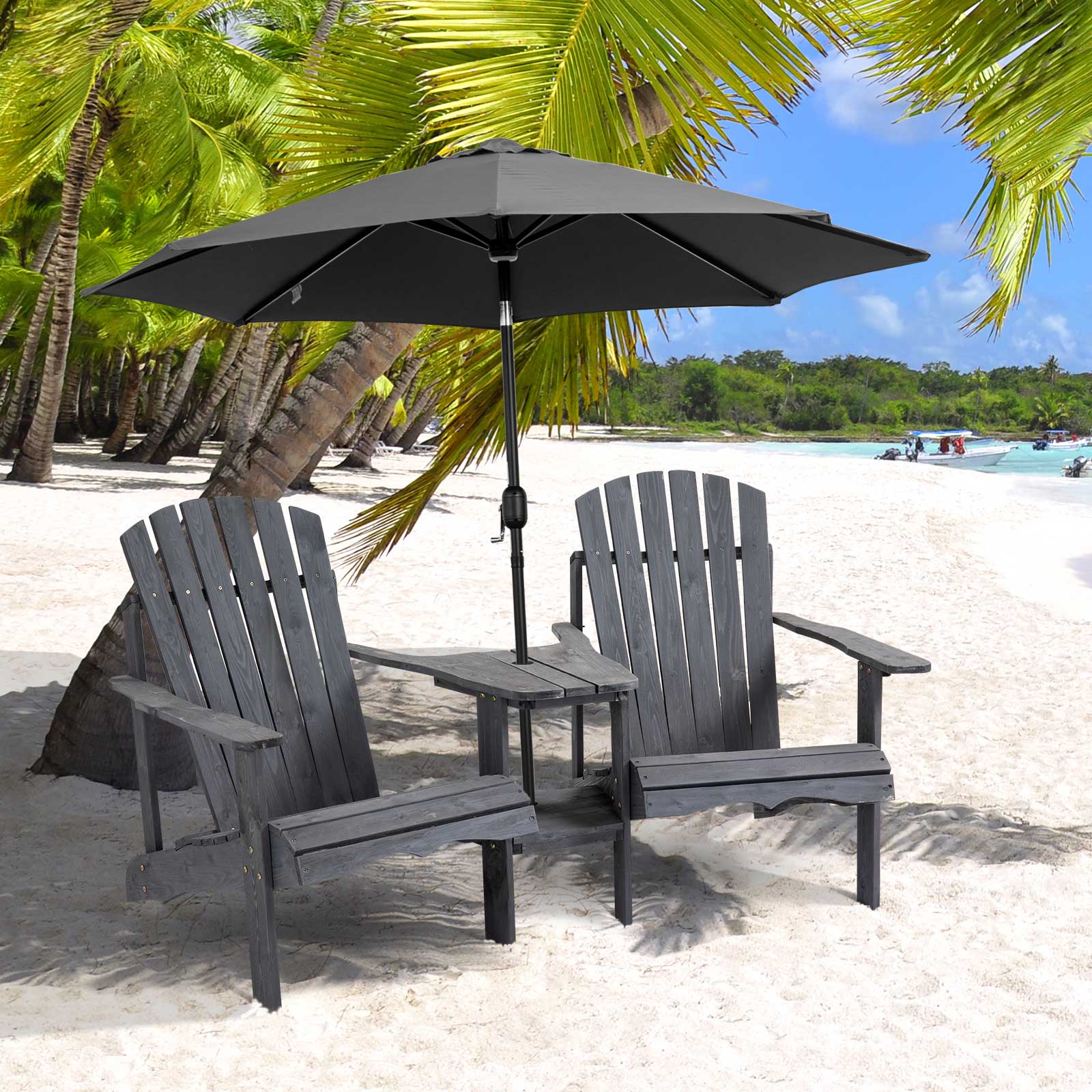 Outsunny 84B-396CG Patio-Chairs - View #2