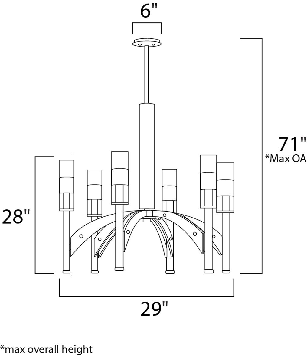 Maxim Lighting 39516CLBKWE b090015 - View #5