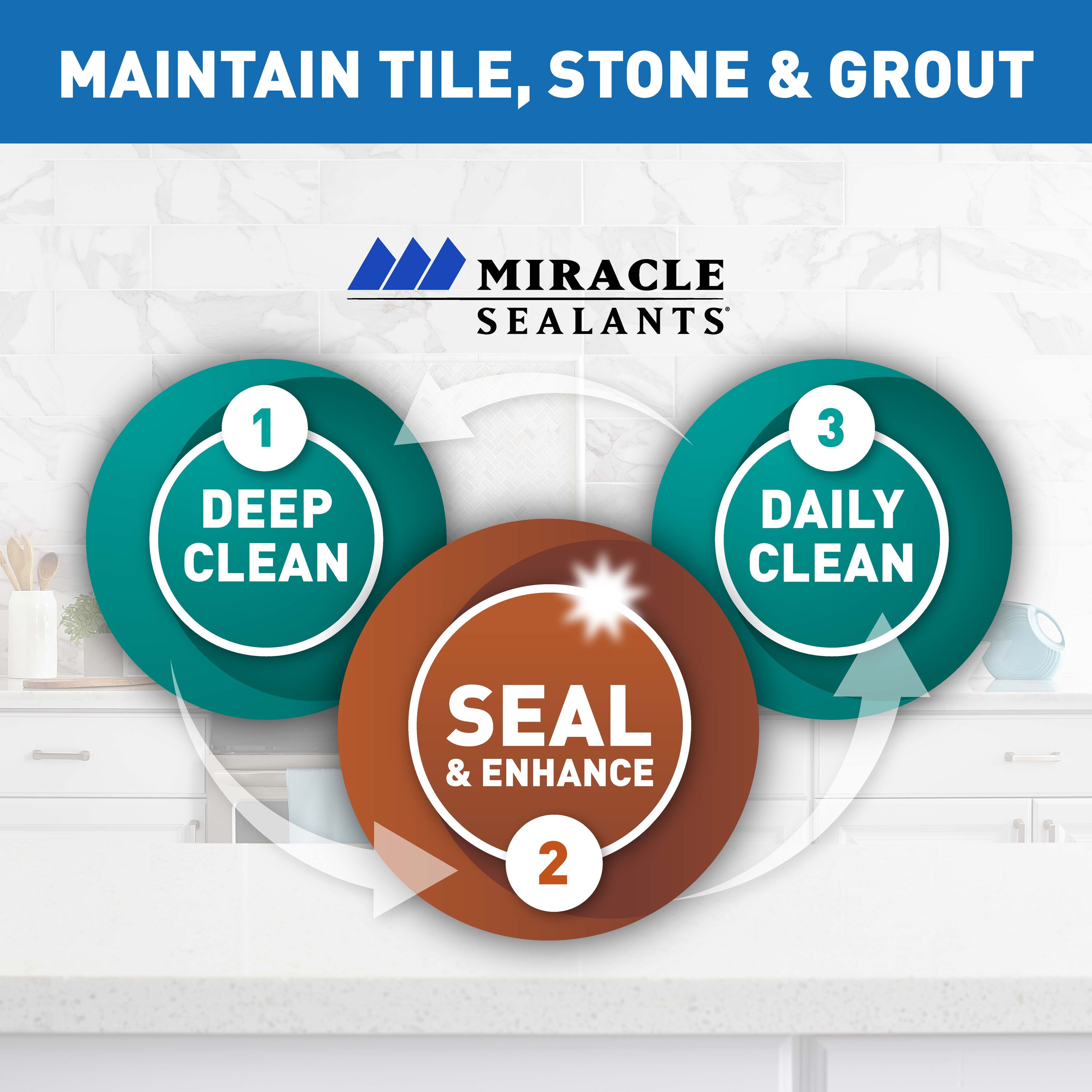 Miracle Sealants Porcelain & Ceramic Tile Cleaner - 1 qt