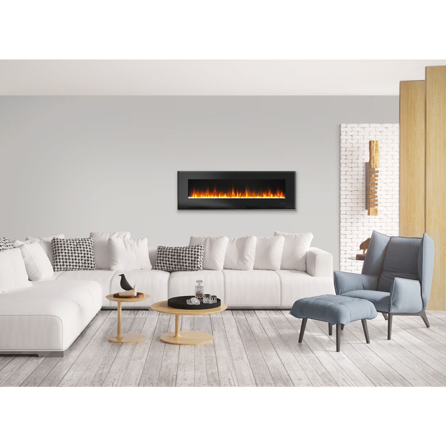 Cambridge CAM60WMEF-1BLK Electric-Fireplaces - View #5