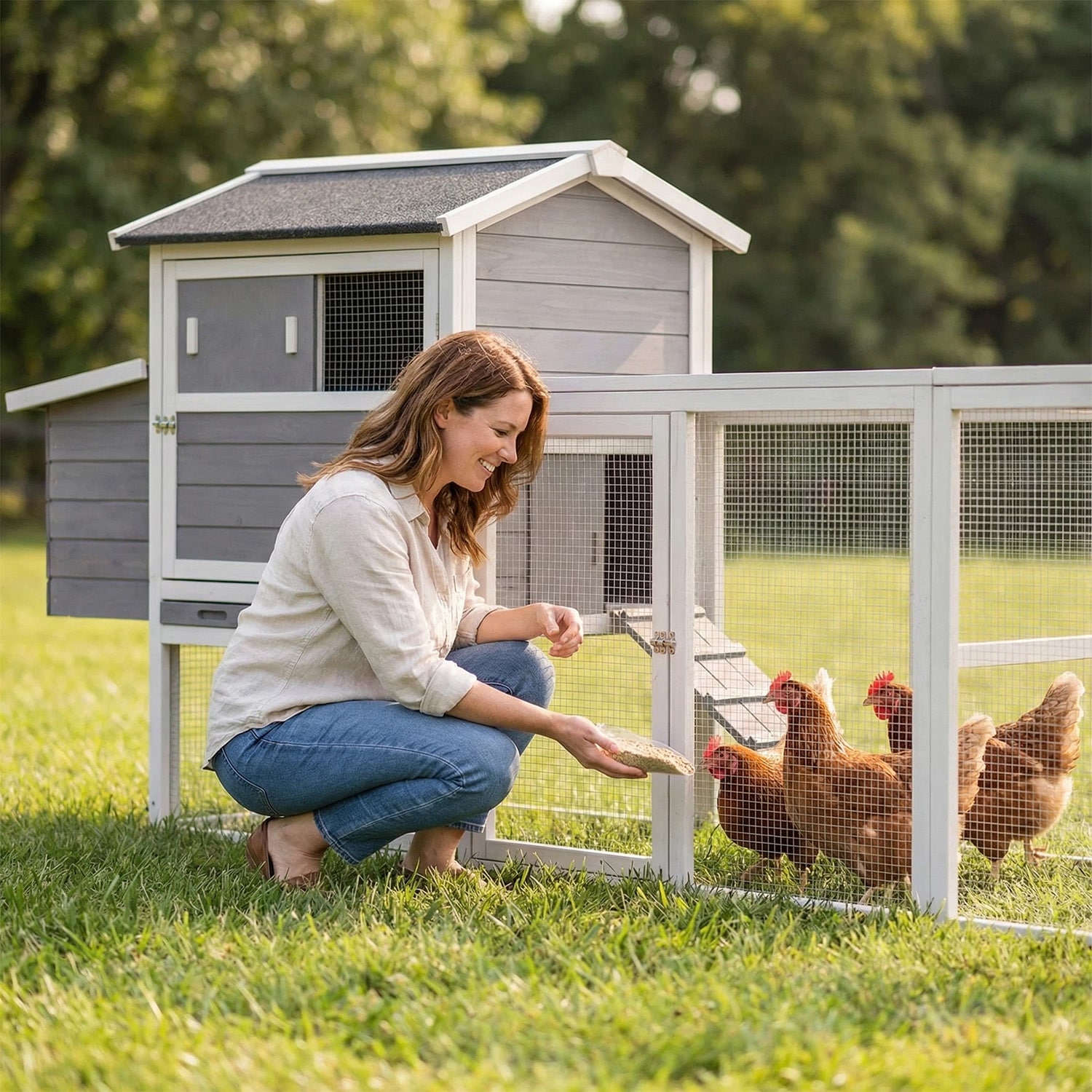 GZMR GZ-W2231 Chicken-Coops-Rabbit-Hutches - View #3