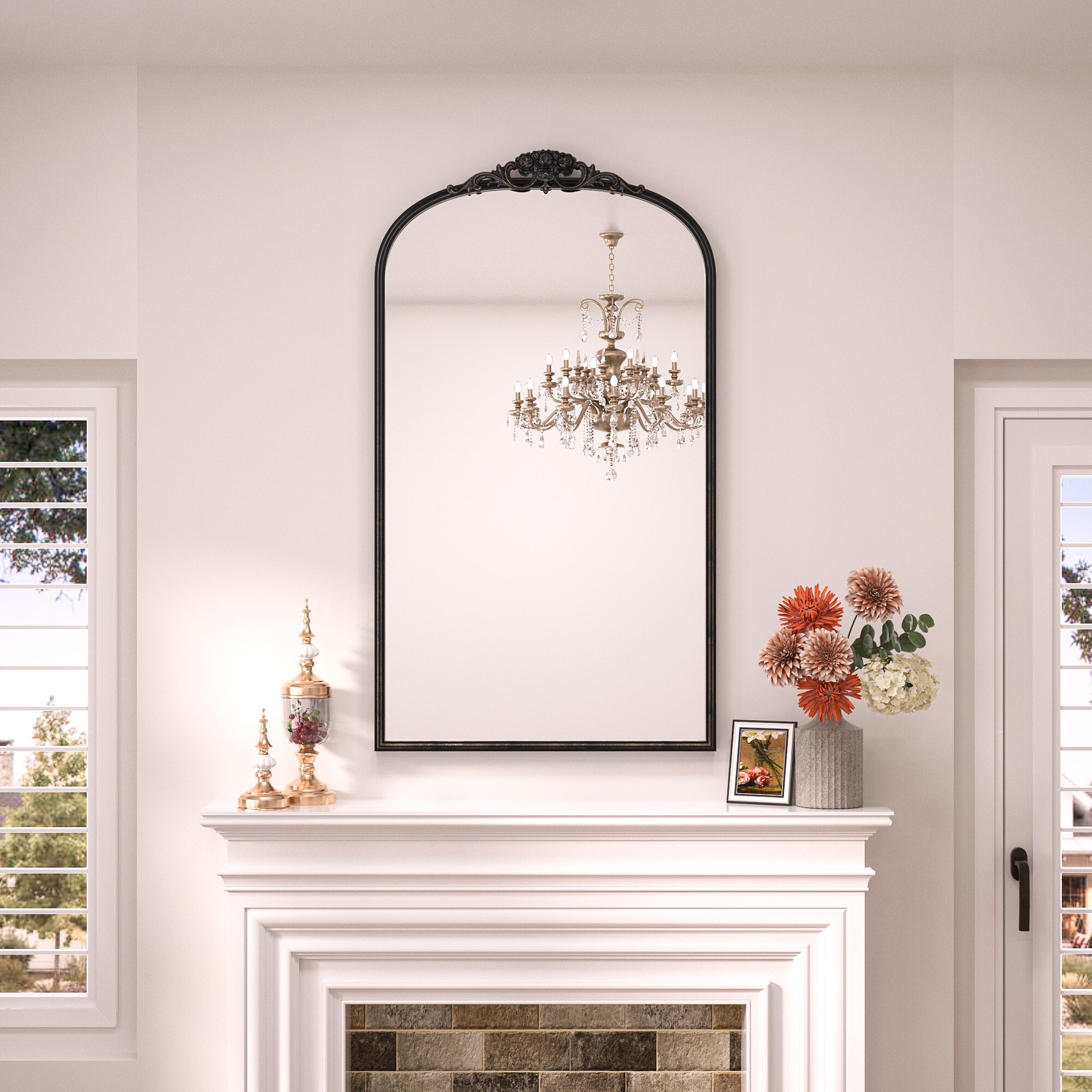 Keonjinn LW-JZ-CXFD-60101-BK Decor-Mirrors - View #2