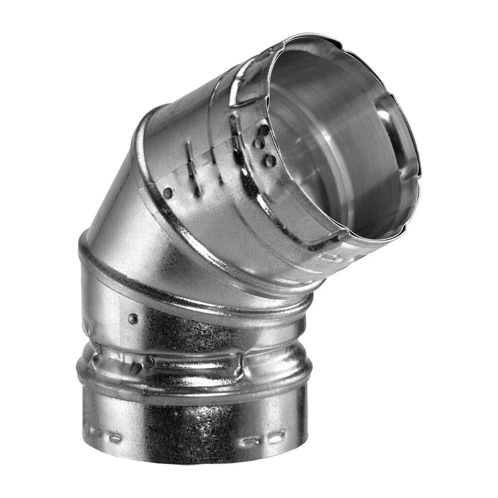 DuraVent 3GVL45 3 in Diameter 45/60 Degree Elbow