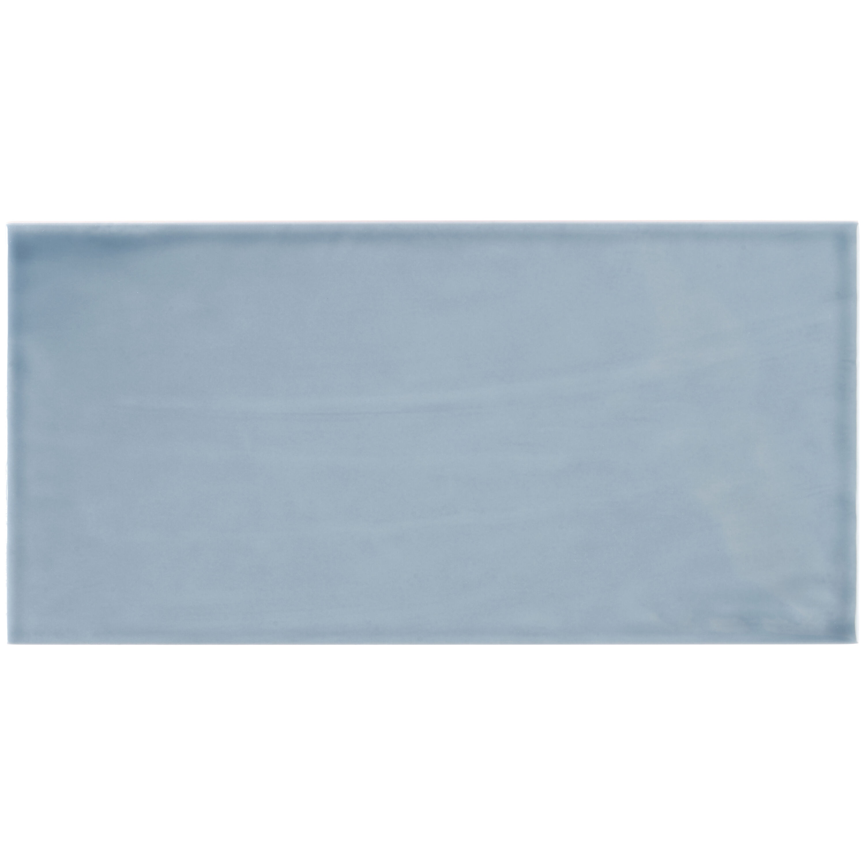 Artmore Tile EXT3RD104972 Sample - Polygon Blue 5-in x 10-in Polished Ceramic Subway Wall Tile