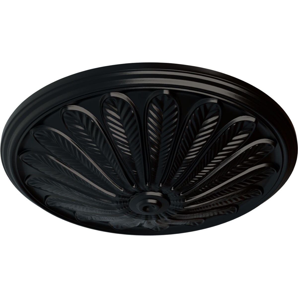 Ekena Millwork CM25BRBLF Ceiling-Medallions - View #2