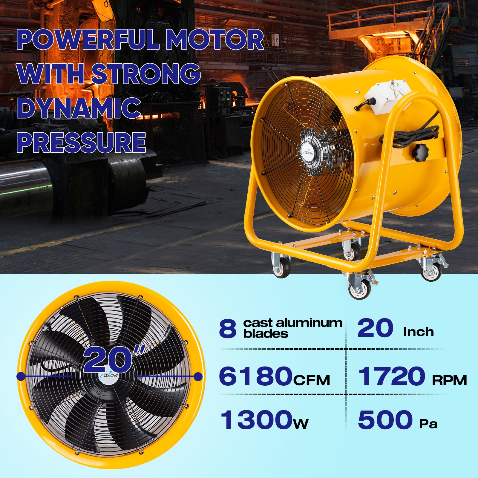 iLIVING ILG8VF20 Blower-Fans - View #3