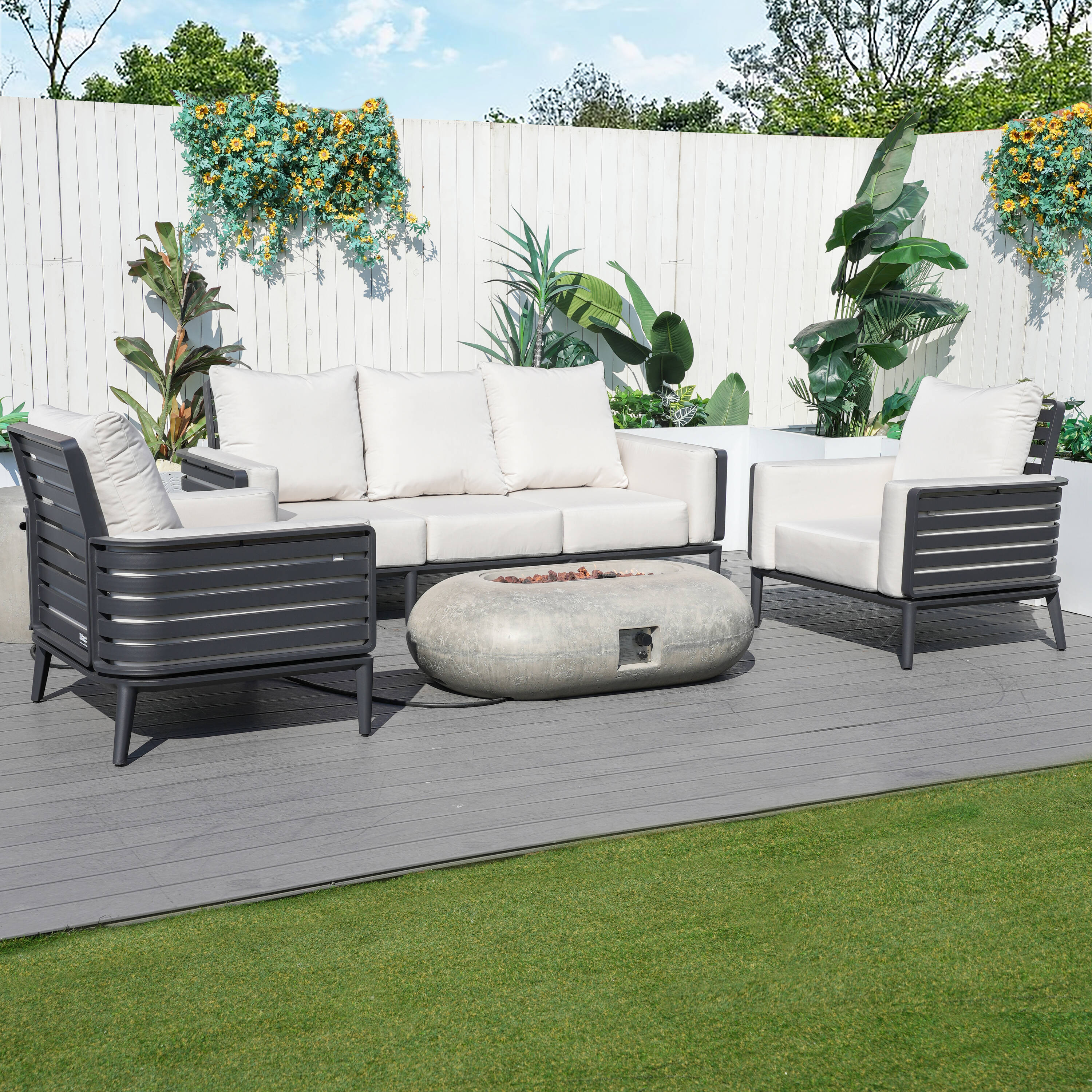 Direct Wicker DWG-2350TS2SC24912G Patio-Conversation-Sets - View #2