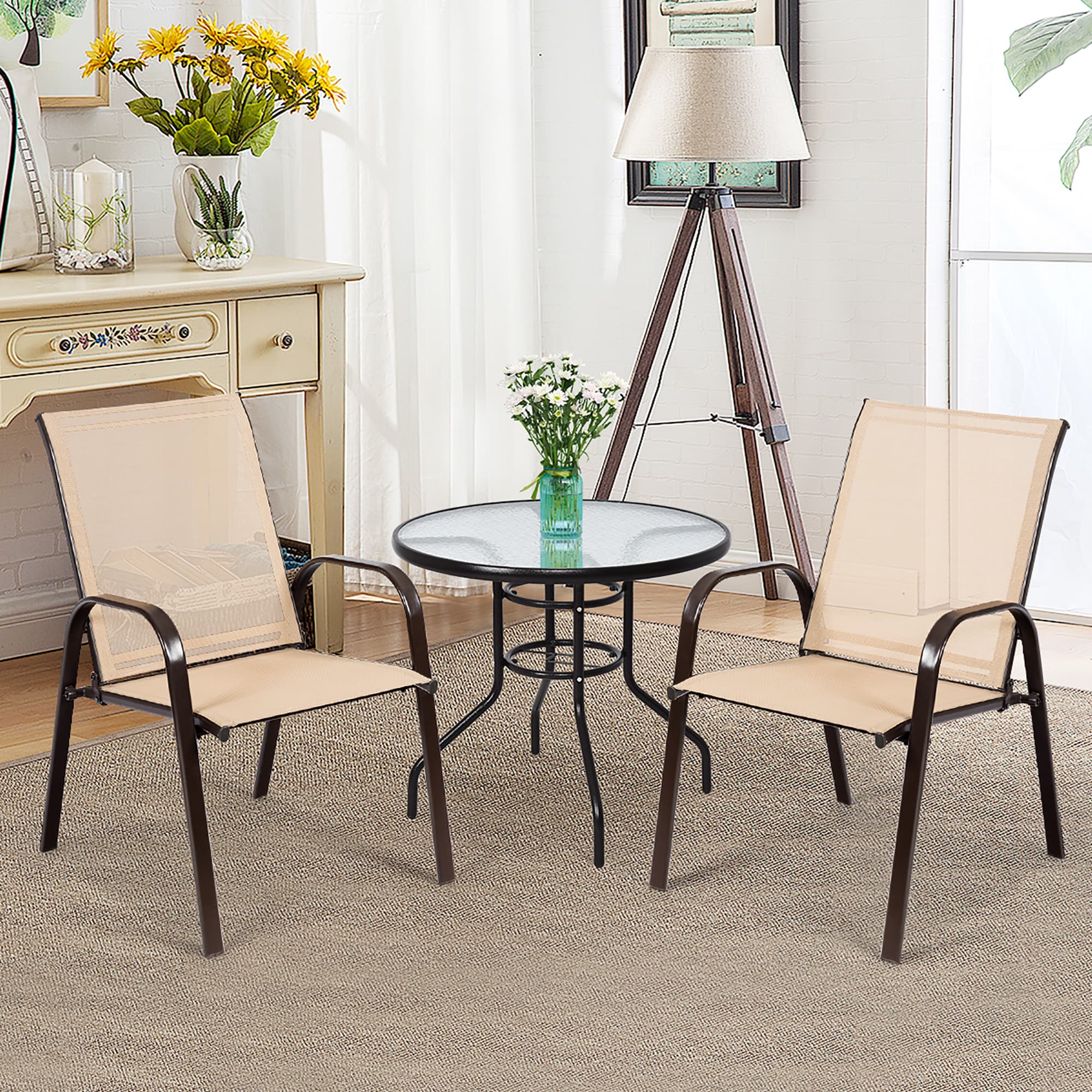 Costway 2HW63630CF-2 Patio-Chairs - View #6